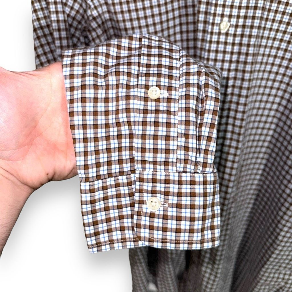 Polo Ralph Lauren Polo Ralph Lauren Brown Stretch Poplin Button-Down Shirt M Size US M / EU 48-50 / 2 - 4 Thumbnail