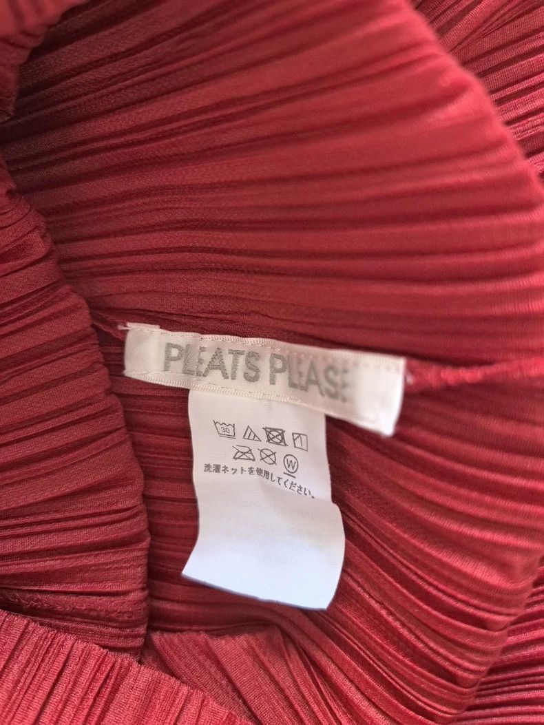 Issey Miyake Issey Miyake size:3 Colorful red long-sleeved shirt Size S / US 4 / IT 40 - 3 Thumbnail
