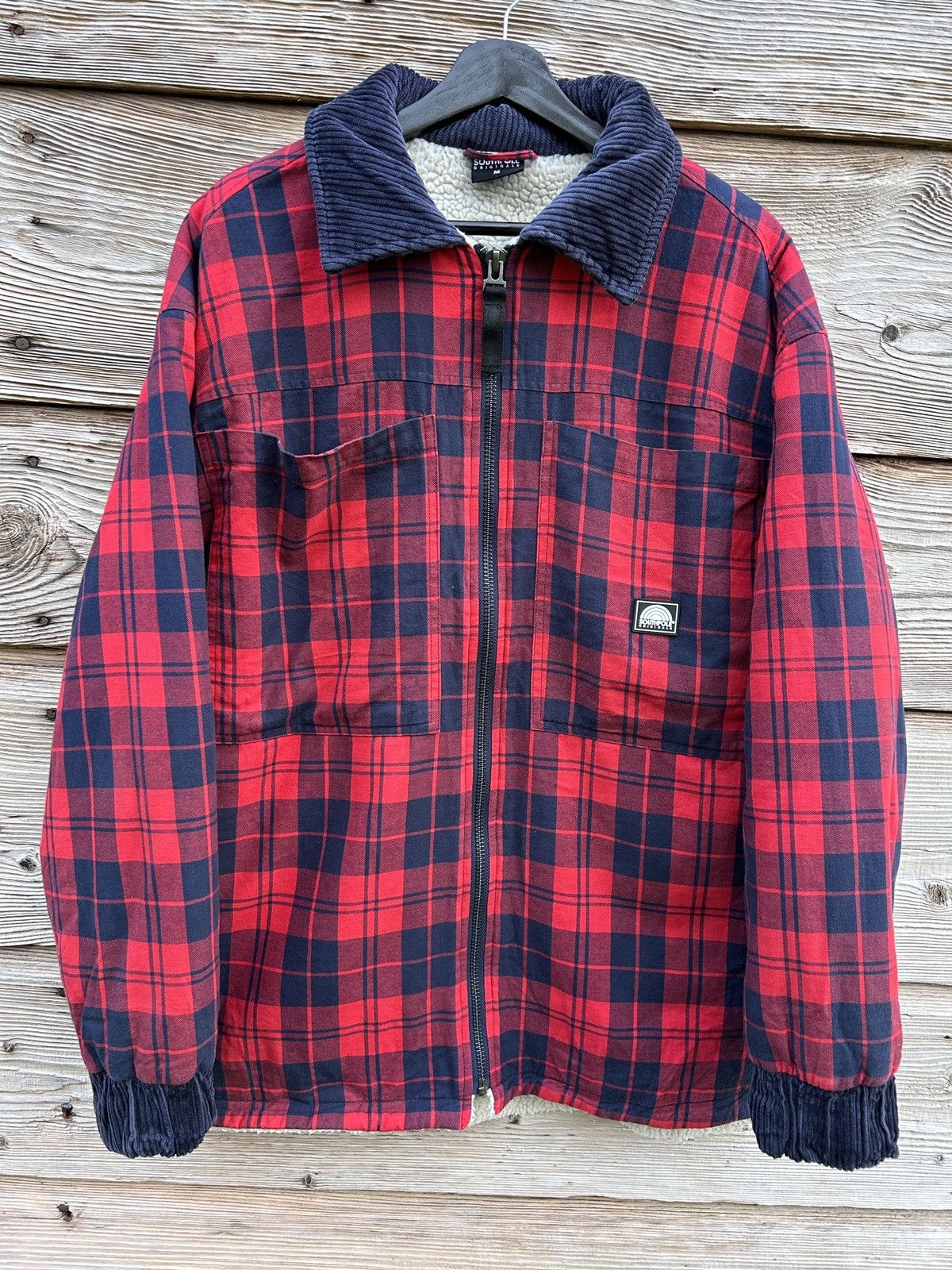Southpole Southpole Sherpa Lined Lumberjack Checkered Jacket Size US M / EU 48-50 / 2 - 1 Thumbnail