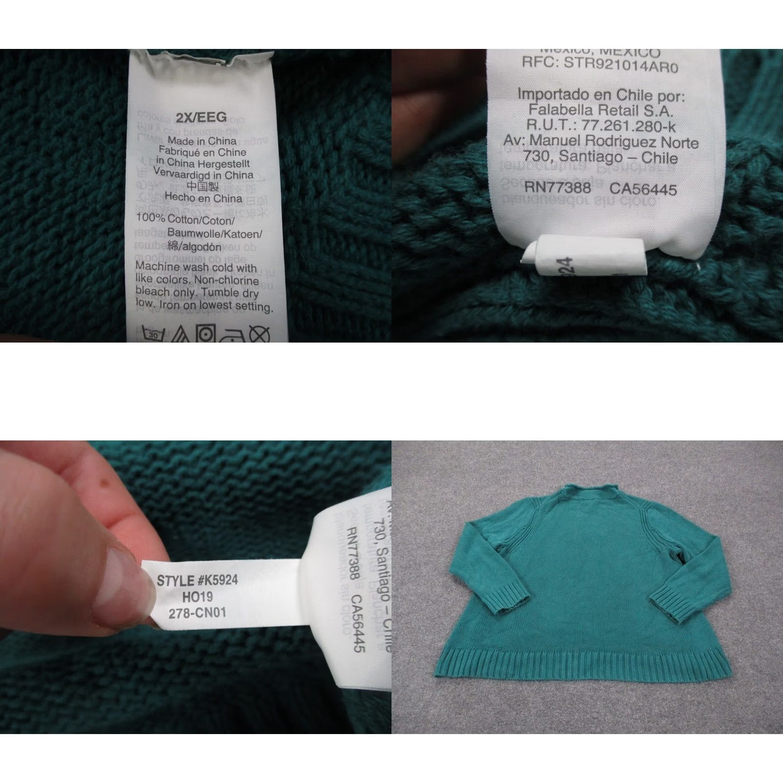 J.Crew Vintage J.Crew Sweater Women 2X Oarsman Roll Neck Heavy Chunky Knit Fisherman Size XXL / US 16-18 / IT 52-54 - 8 Thumbnail