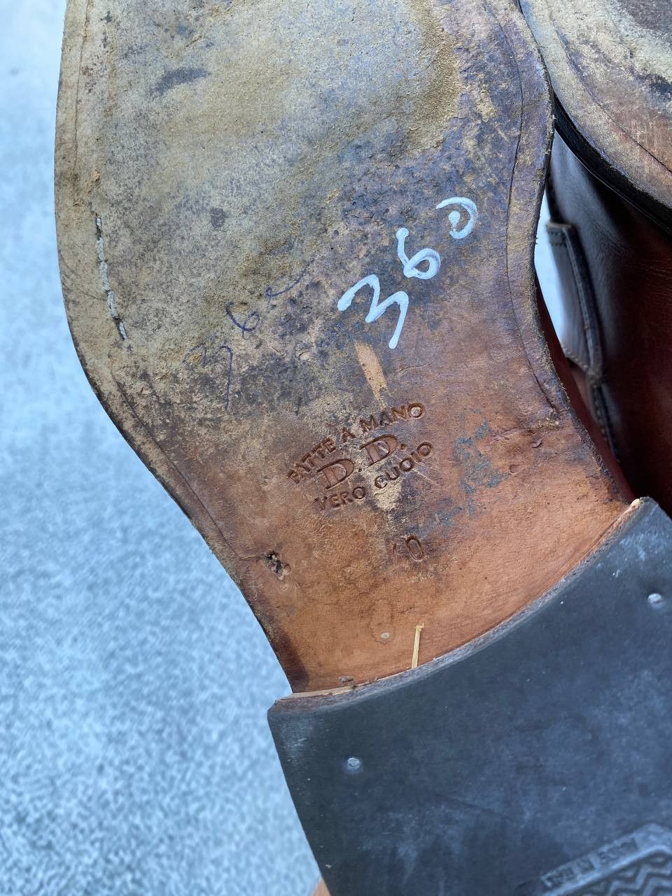 Other Vintage Guidi Prada style Leather Faded Shoes Size US 7 / EU 40 - 15 Thumbnail