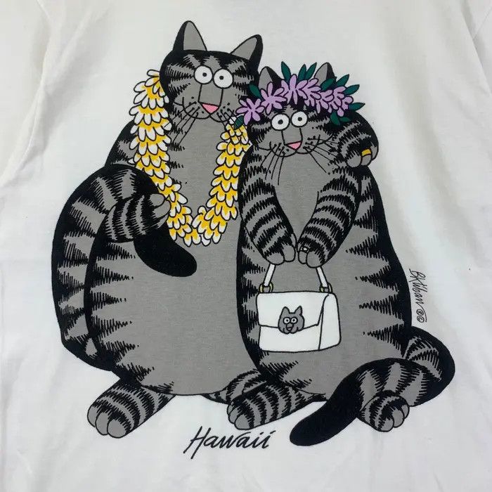 Other Vintage CRAZY SHIRTS B. KLIBAN Cat Hawaii Wedding Tee Shirt Size US M / EU 48-50 / 2 - 3 Thumbnail