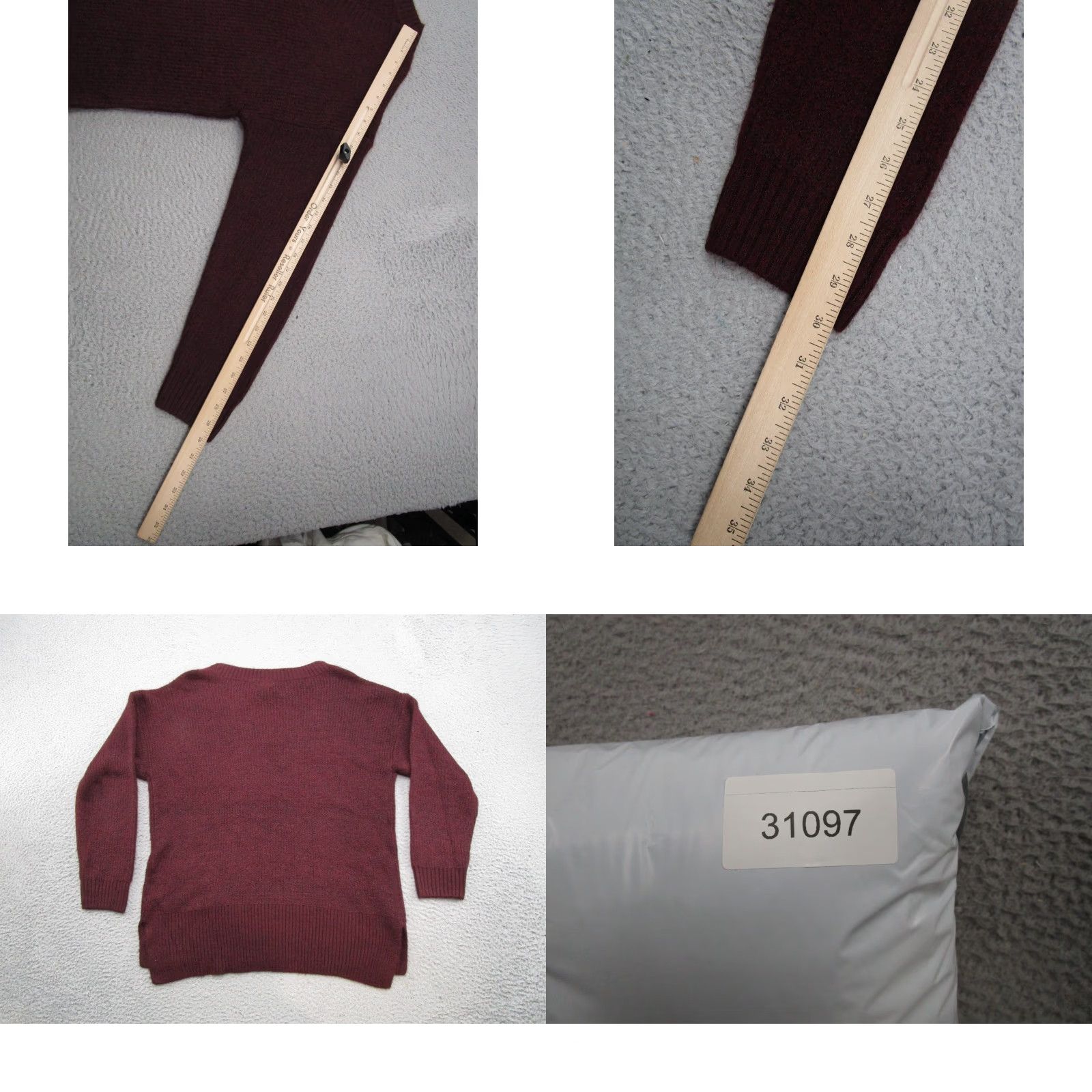 Nine West Nine West Women's Pullover Sweater XL Red Maroon Knit casual fall winter spring pullover Mens? Size XL / US 12-14 / IT 48-50 - 8 Thumbnail