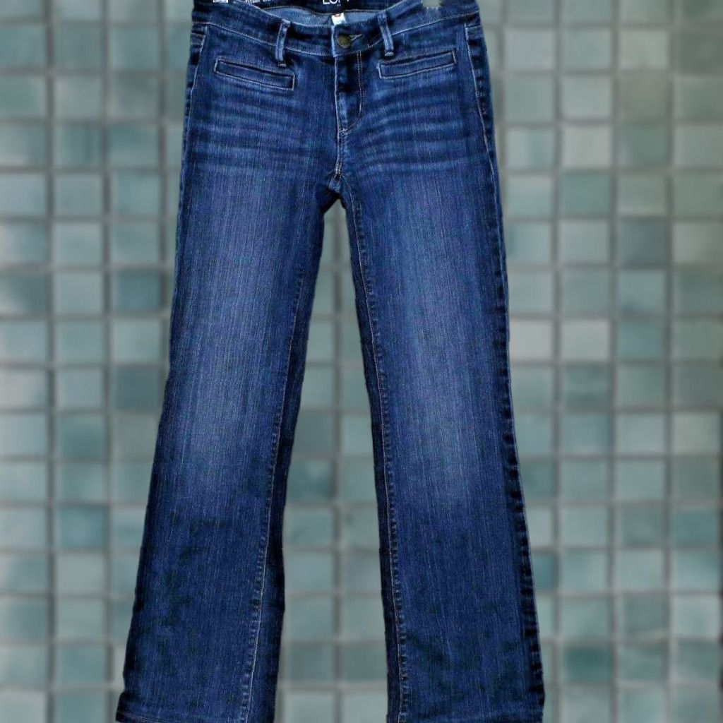 Loft VINTAGE Loft Original Boot Cut Denim Jean Women's 6 Blue 25X29 Size 25" / US 0 / IT 36 - 1 Thumbnail