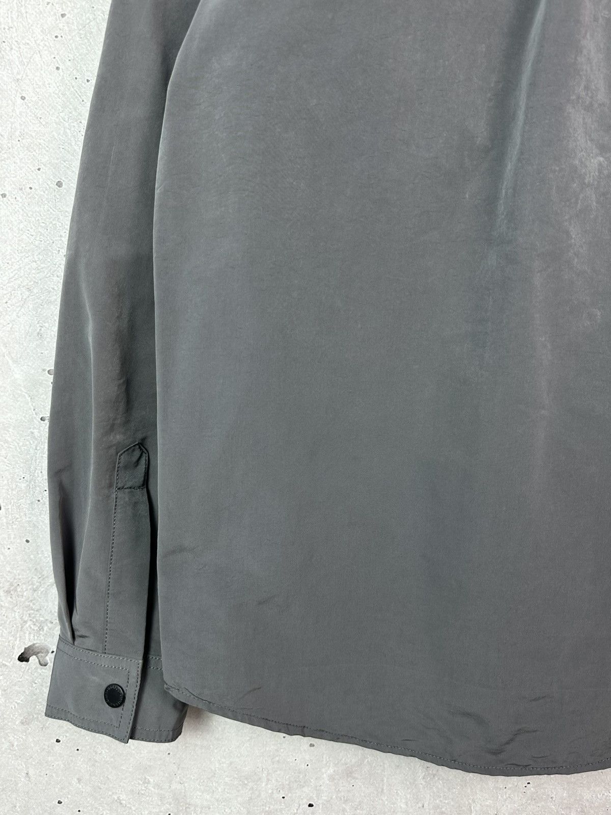 Barbour Barbour International Nylon Shimmer Overshirt Grey Jacket Size US S / EU 44-46 / 1 - 10 Thumbnail