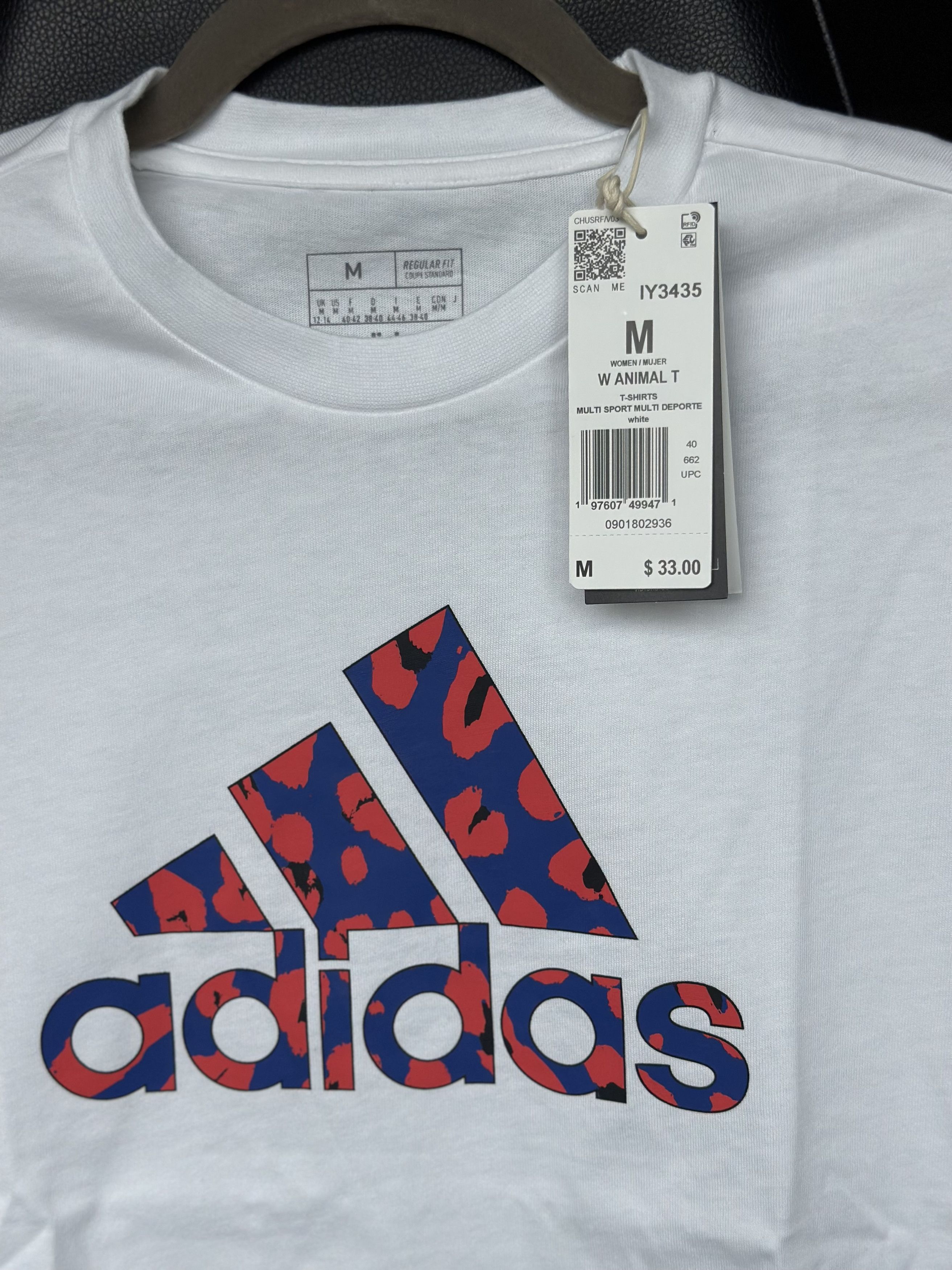 Adidas Adidas Women's Animal Graphic Tee Short Sleeve White New Size S / US 4 / IT 40 - 7 Thumbnail