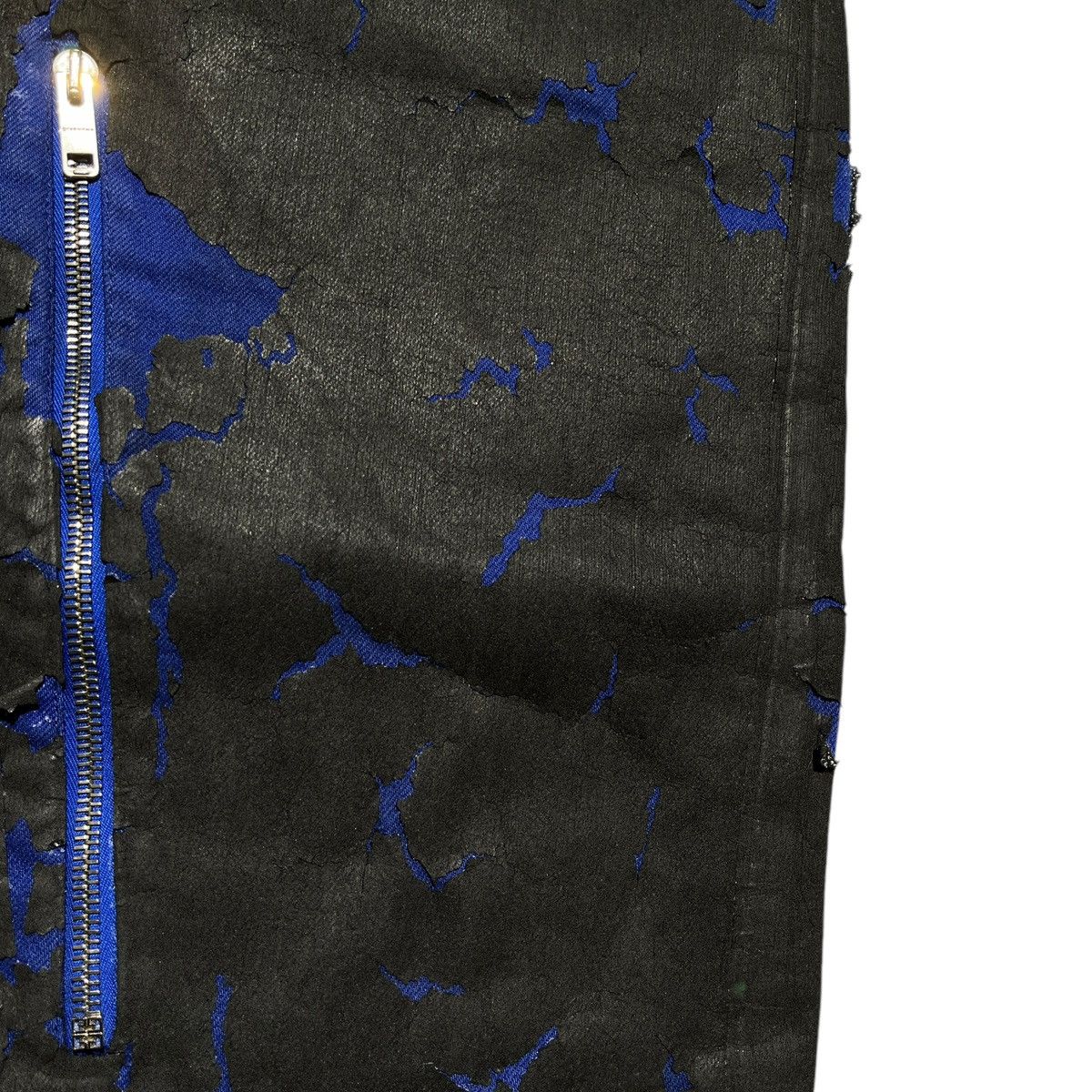 Givenchy Crackled thigh zip denim Size US 29 - 3 Thumbnail
