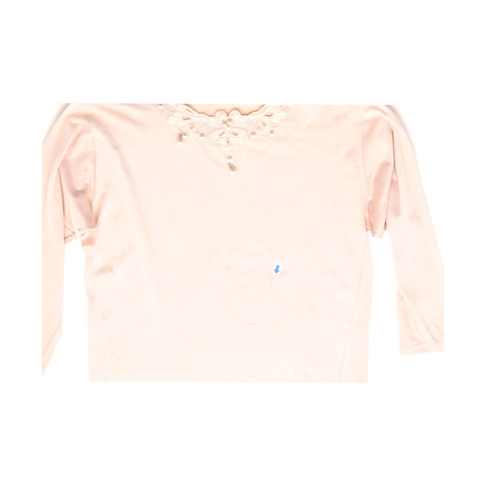 Pinko VINTAGE Womens Top Long Sleeve UK 14 Large Pink Size L / US 10 / IT 46 - 3 Thumbnail