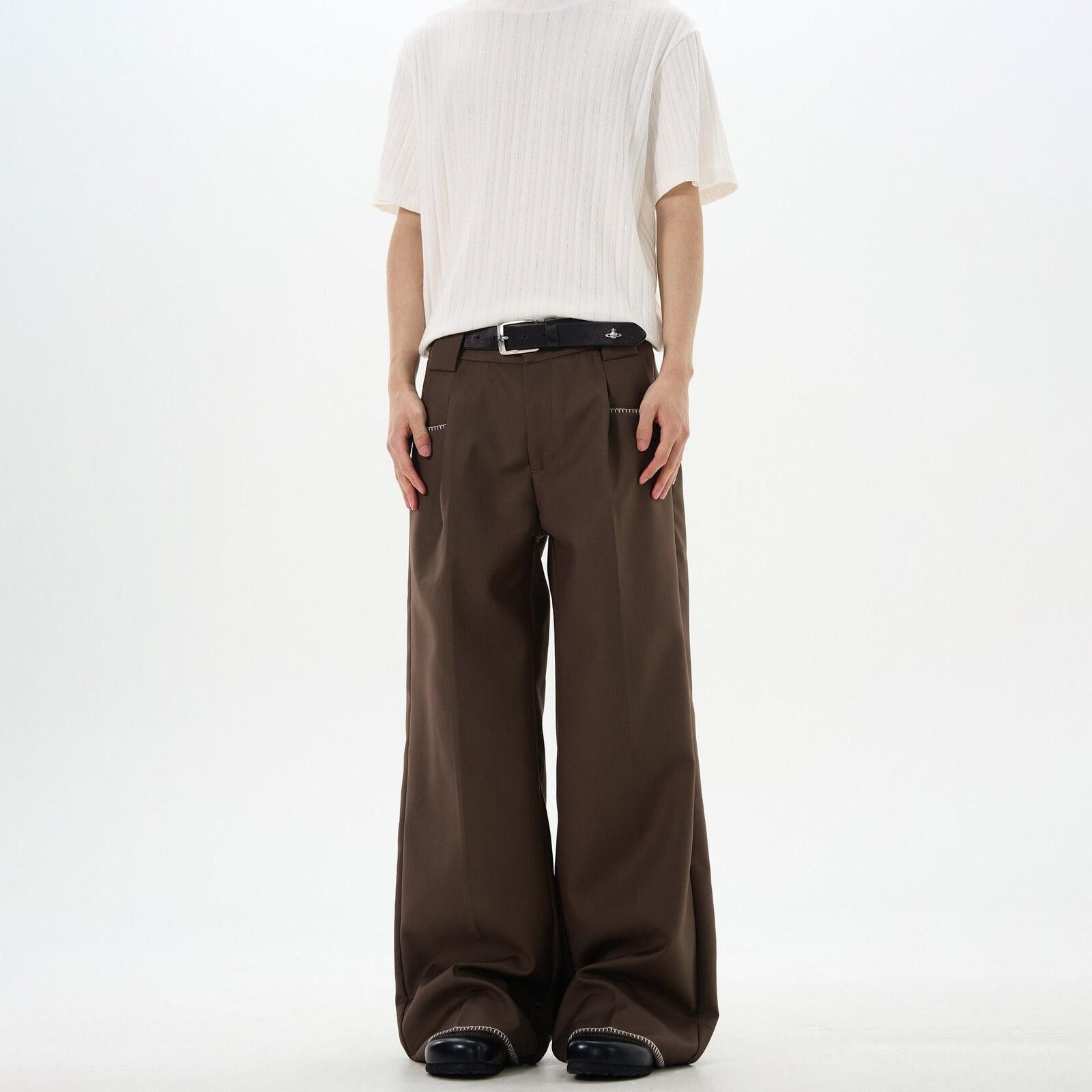 Other Wide-Leg Trousers with Contrast Detail Size US 30 / EU 46 - 4 Thumbnail