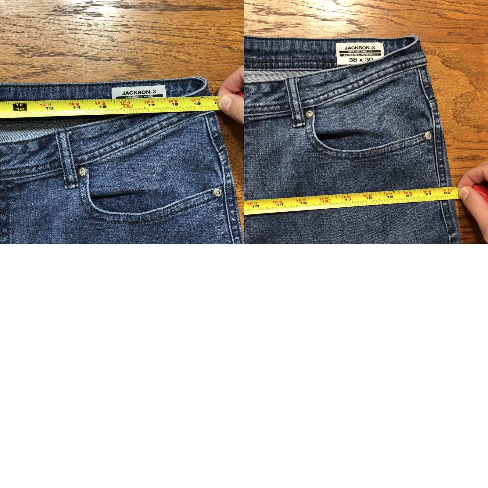 Buffalo David Bitton Buffalo David Bitton Jeans Mens Jeans Regular 38x30 Blue USA Logo 5-Pocket Stretch Straight Vintage No Size US 38 / EU 54 - 9 Thumbnail
