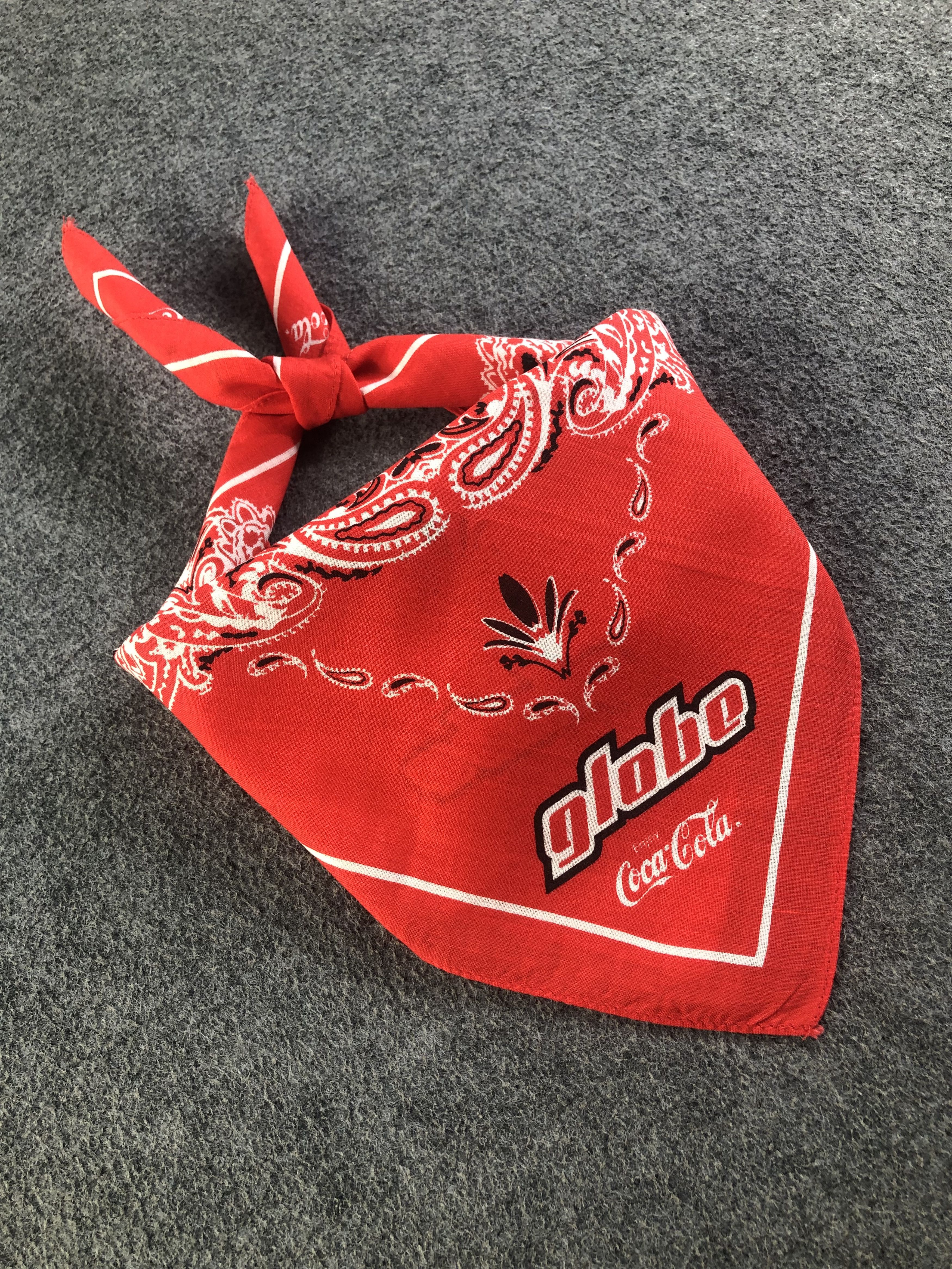 Coca Cola Coca Cola Paislee Handkerchief / Bandana / Neckerchief C449 Size ONE SIZE - 2 Thumbnail