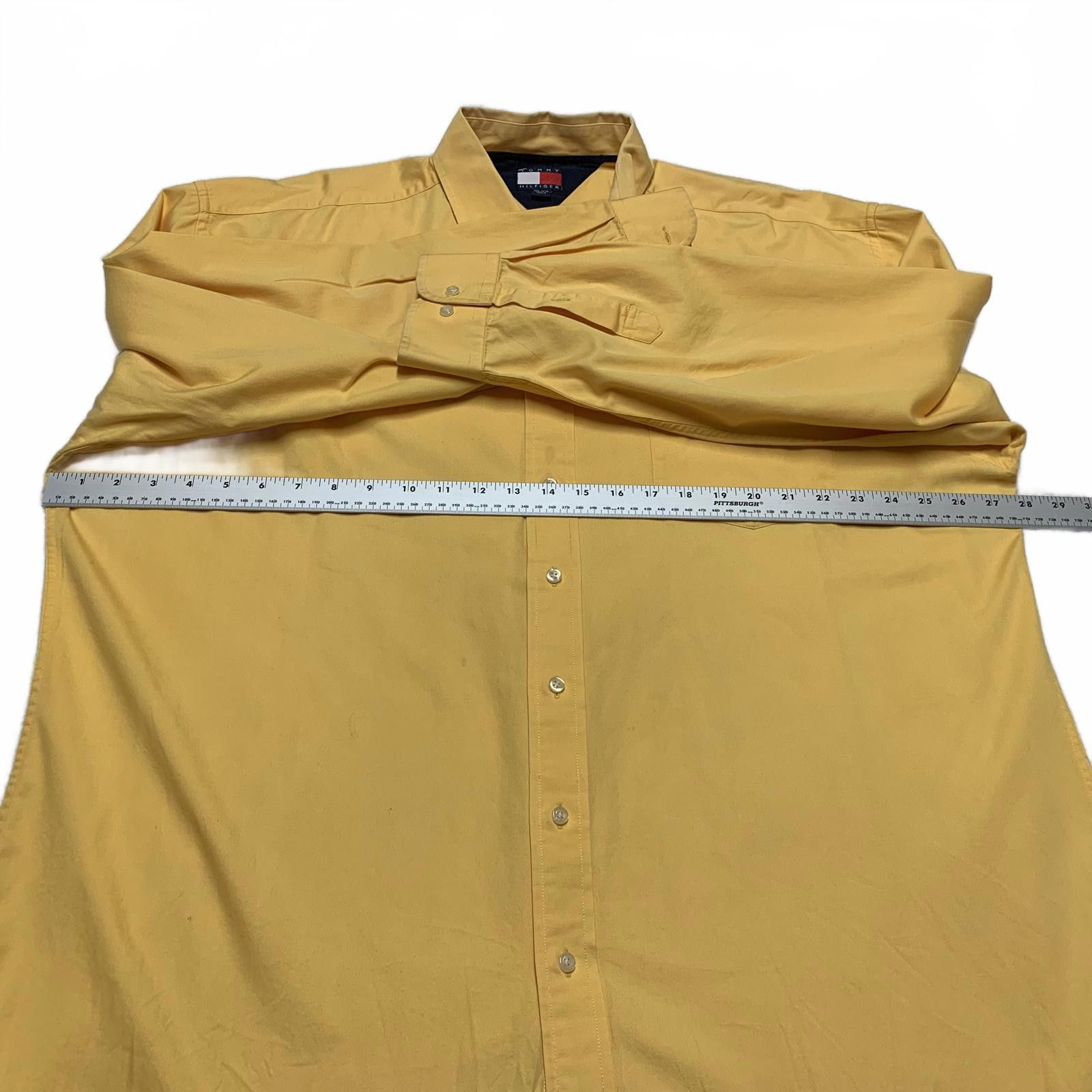Tommy Hilfiger Tommy Hilfiger Men's XXL Yellow Button-Up Shirt Size US XXL / EU 58 / 5 - 10 Thumbnail