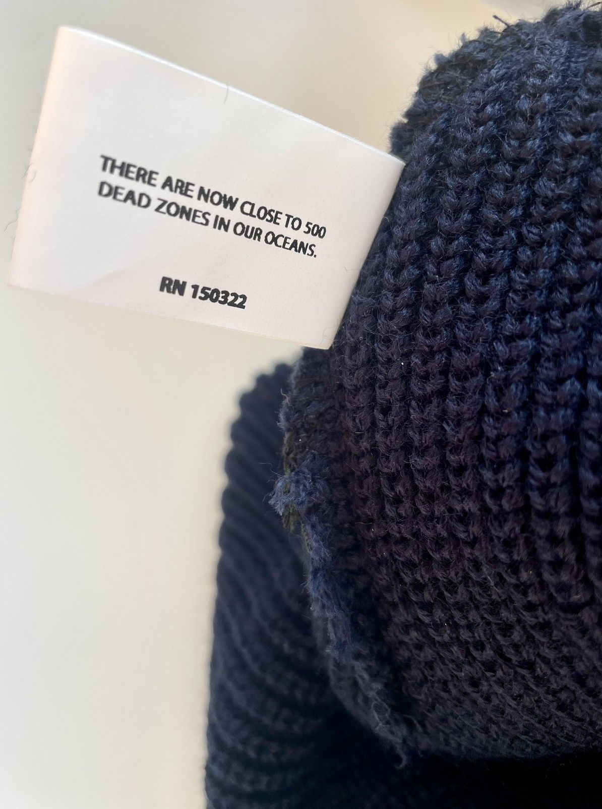 Noah Noah Core Logo Beanie NAVY Size ONE SIZE - 4 Thumbnail