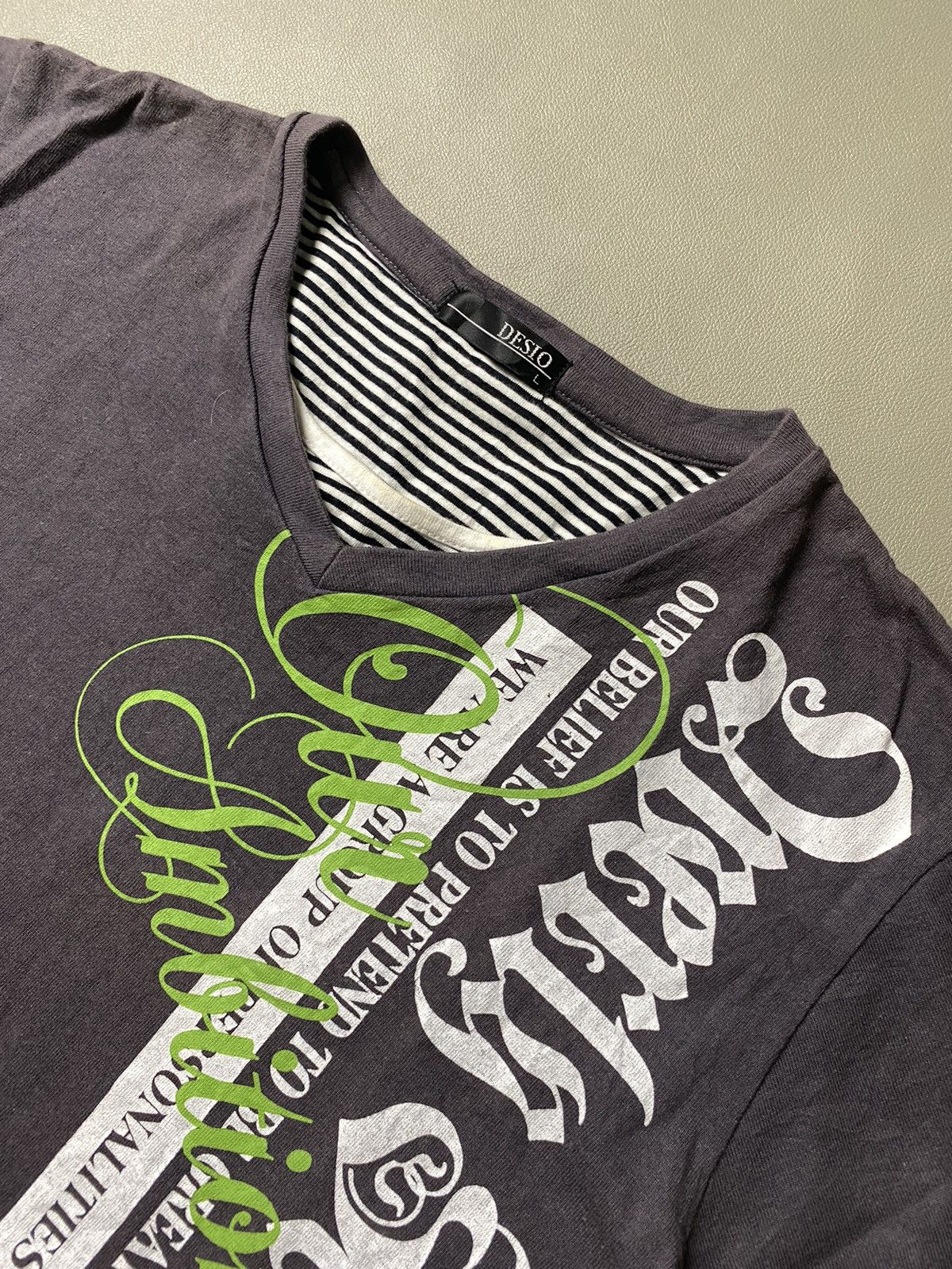 Beauty Beast × Hysteric Glamour × Japanese Brand Y2K Desio Grunge Poem Rock Tshirt Size US L / EU 52-54 / 3 - 4 Thumbnail