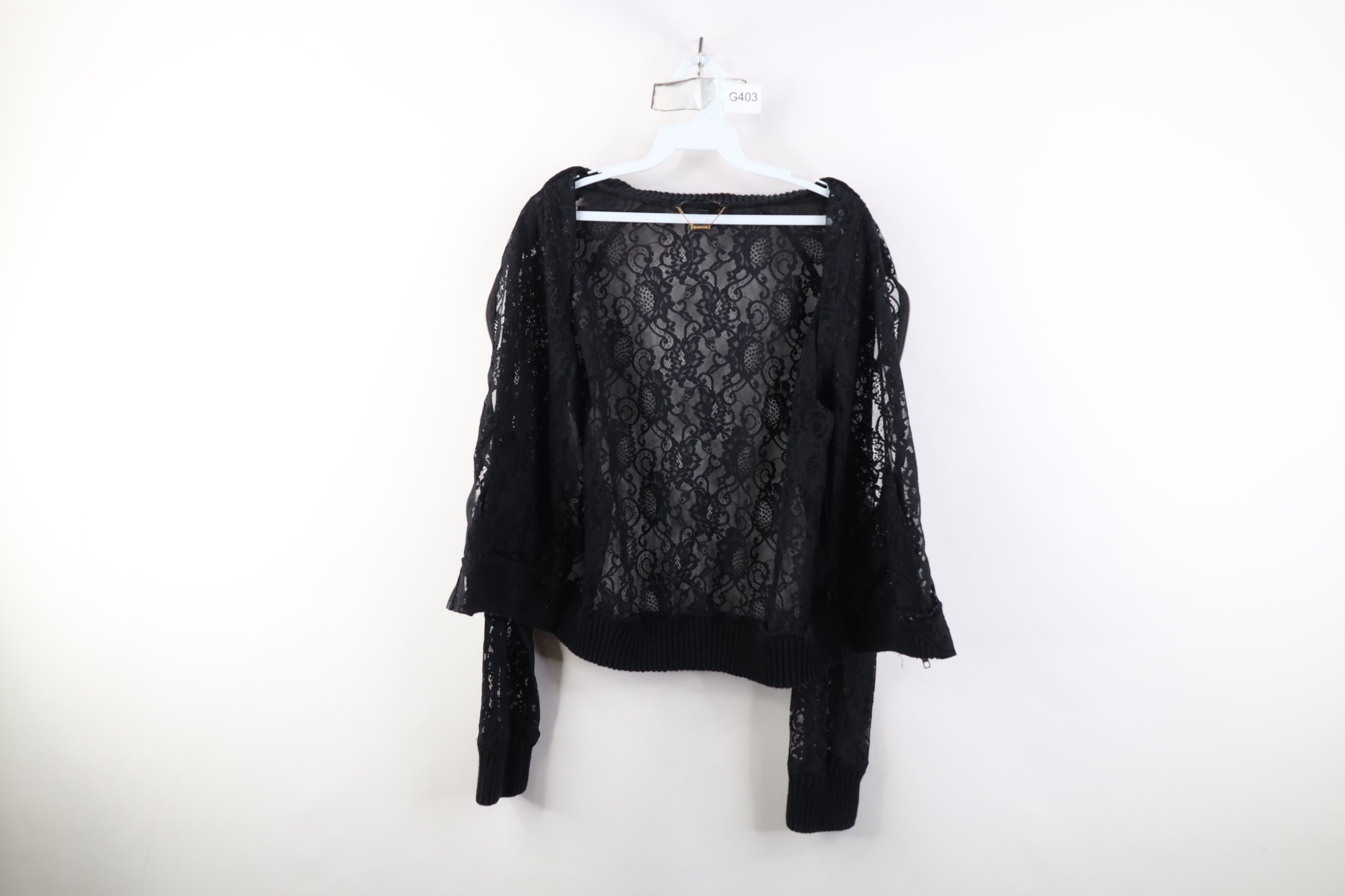 Victoria's Secret Vintage Y2K Victorias Secret Lace Flower Cropped Jacket Size L / US 10 / IT 46 - 9 Thumbnail