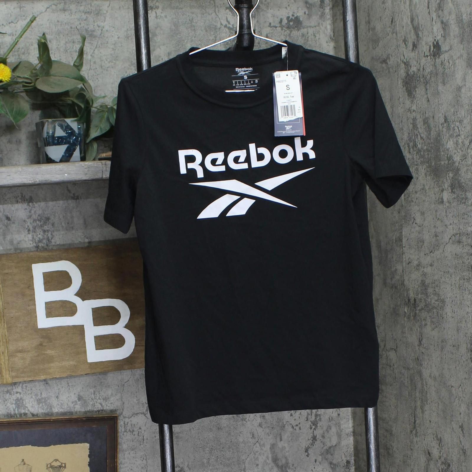 Reebok Reebok Womens Graphic Big Logo Tee Hb2271 Black S Size S / US 4 / IT 40 - 1 Thumbnail