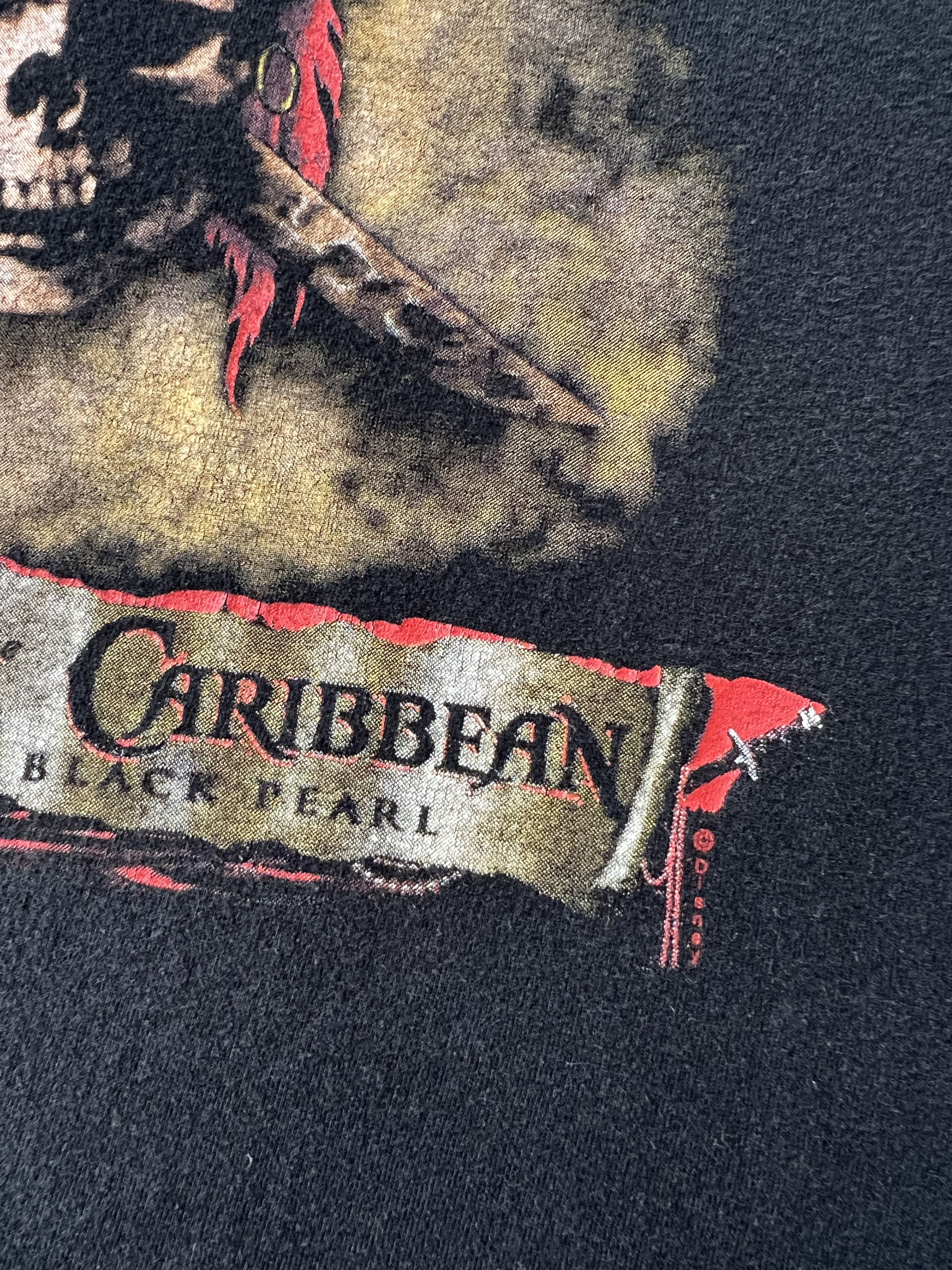 Vintage Pirates of the Caribbean The Curse of the Black Pearl Disney Size US L / EU 52-54 / 3 - 7 Thumbnail