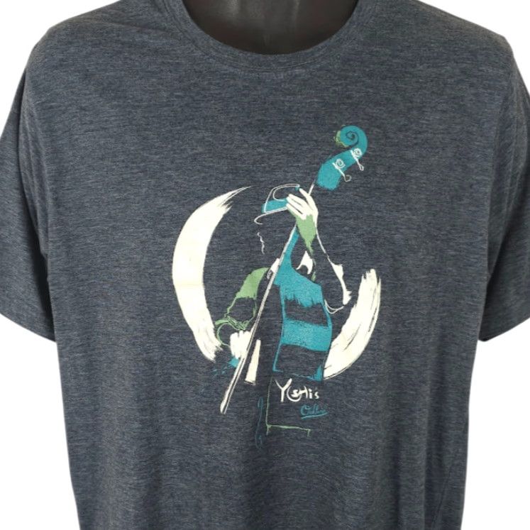 Next Level Yoshis Oakland T Shirt Mens Large Gray Japanese Jazz Stand Up Bass Music Next Level Crew Neck Short Sleeve Travel Souvenir Size US L / EU 52-54 / 3 - 2 Thumbnail