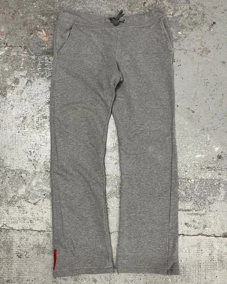 2000s Prada Linea Rossa Grey Cozy Suitpants