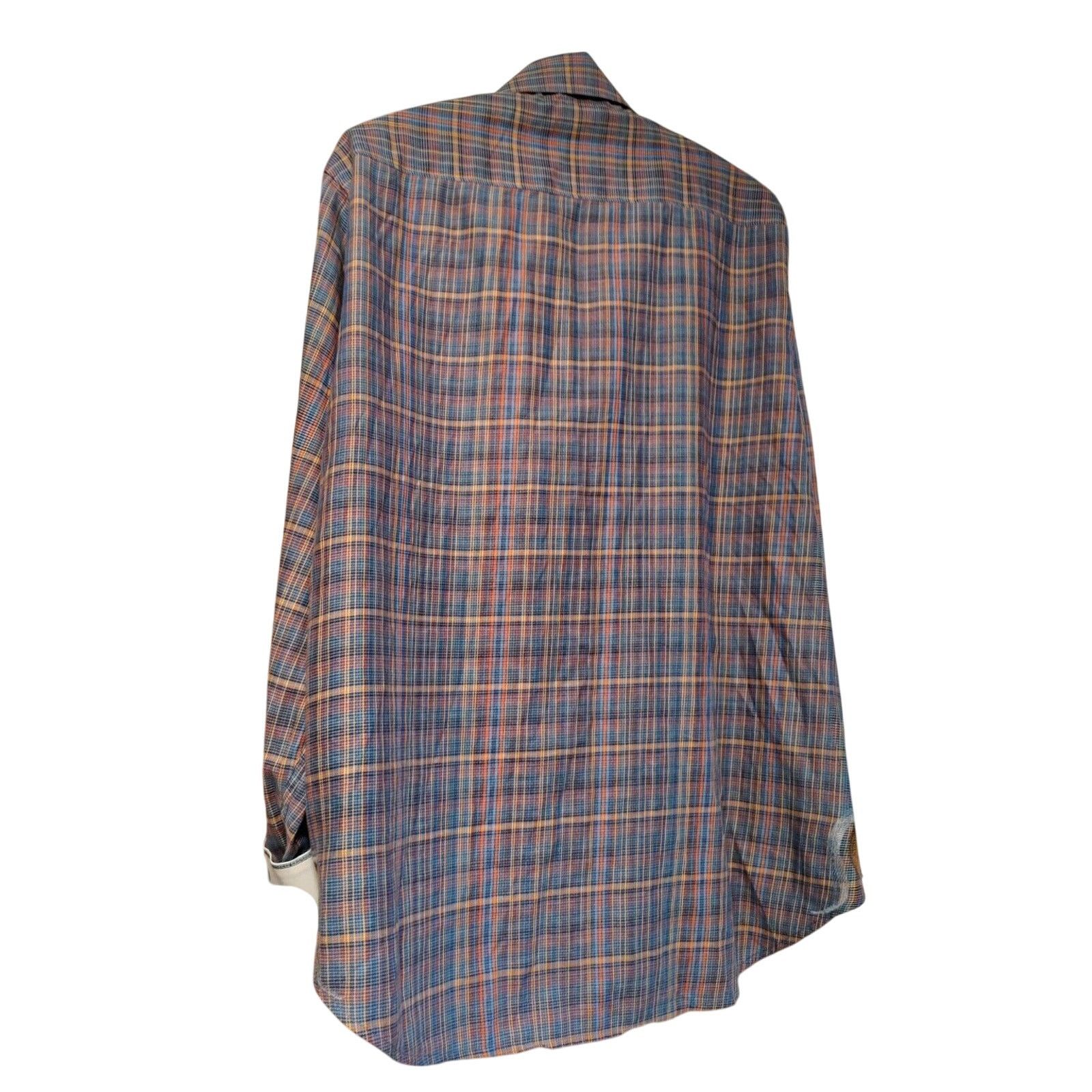 Robert Graham ROBERT GRAHAM Button down shirt Flip Cuff Multi X-Large EUC Size US XL / EU 56 / 4 - 3 Thumbnail