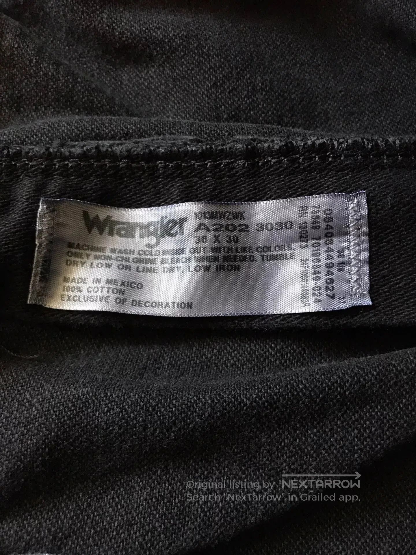 Wrangler Wrangler 13MWZ Black Jeans W36L30. Size US 36 / EU 52 - 9 Thumbnail