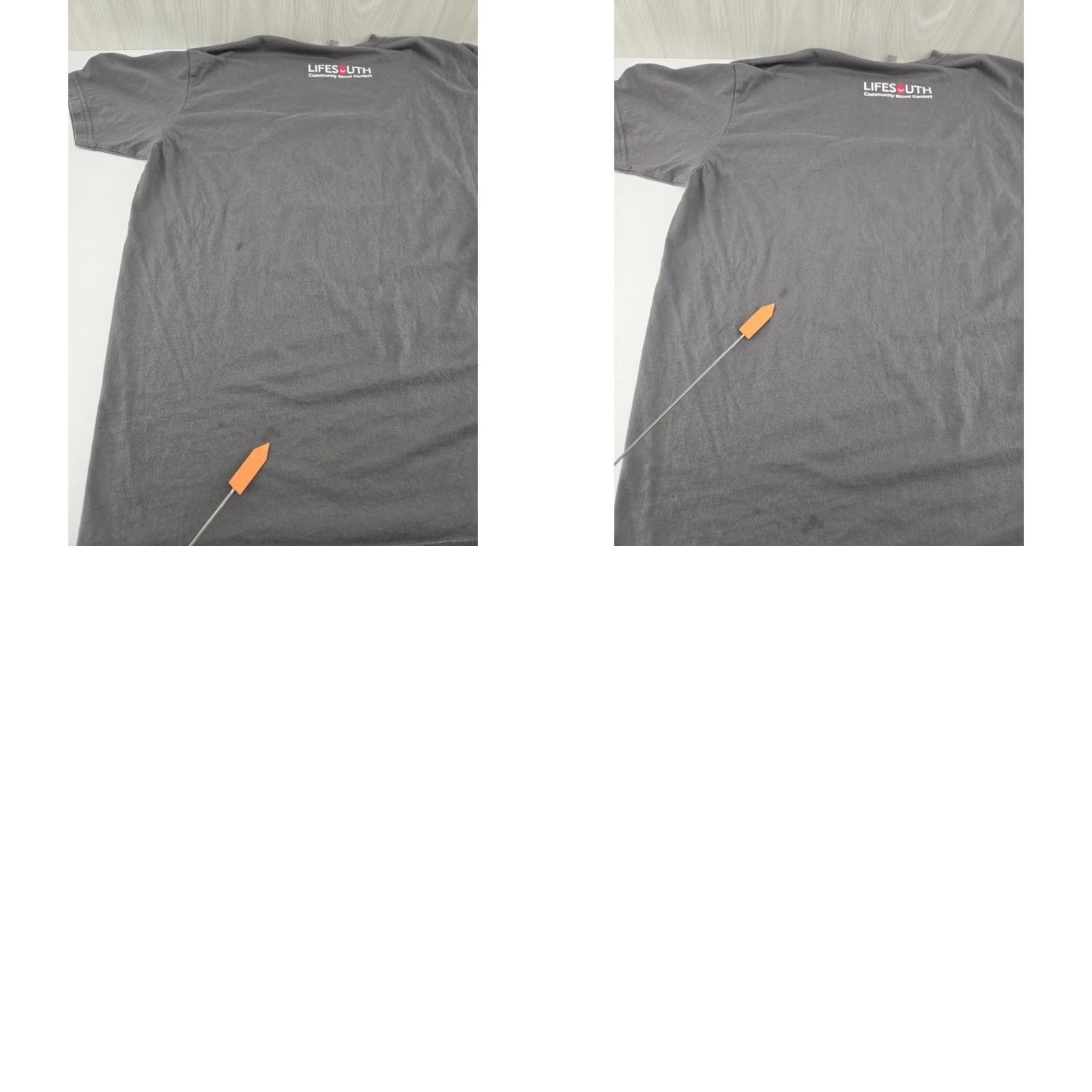 Next Level Lifesouth Blood Donor UFO Alien Graphic T Shirt XL Gray Nike? Size US XL / EU 56 / 4 - 9 Thumbnail