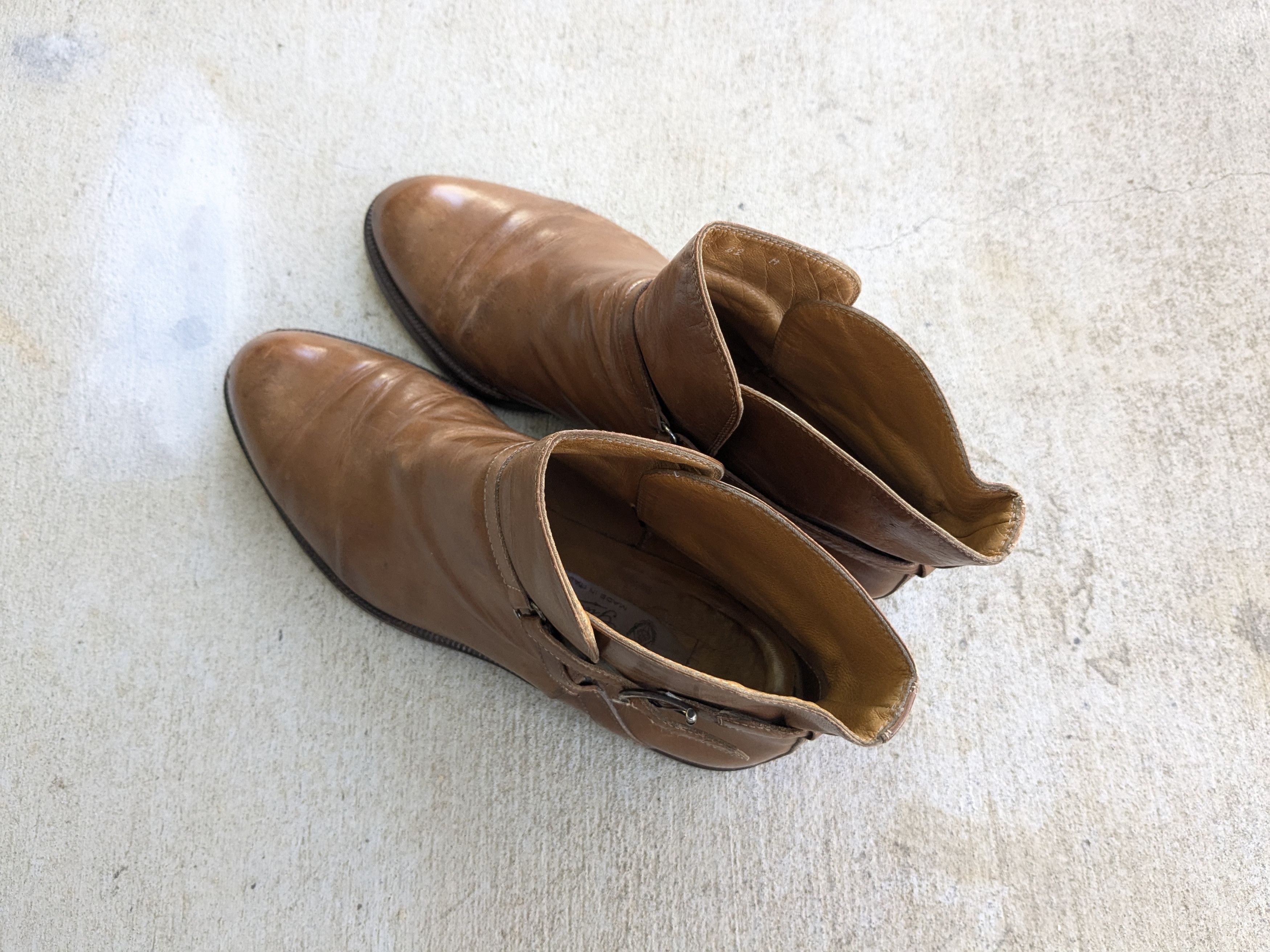 Gucci Gucci Jodhpur Boots Brown 8.5 Leather GG Chelsea Side Zip Size US 8.5 / EU 41-42 - 12 Thumbnail