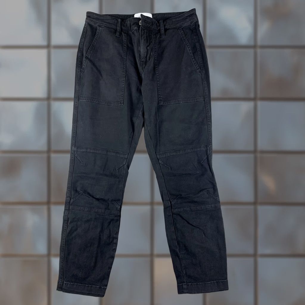 Vintage CURRENT ELLIOTT THE WESLAN PANT WOMENS 25 BLACK NWT REGULAR Capri Straight Flat Front 27x25 Boys Girls Mens Womens Size 42" / US 20 - 1 Thumbnail
