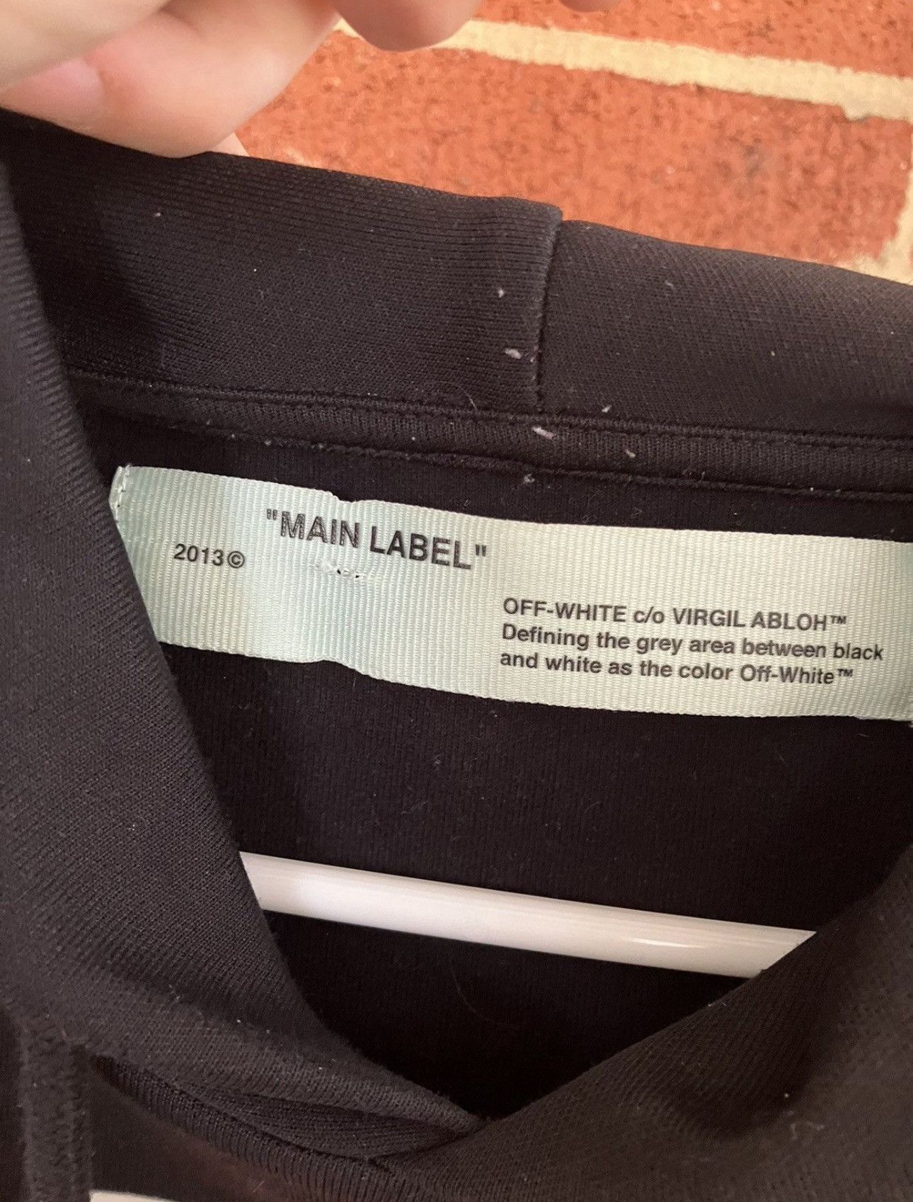 Off-White Off-White 2013 Hoodie Virgil Abloh "I Was Just Thinking" S Size US S / EU 44-46 / 1 - 7 Thumbnail