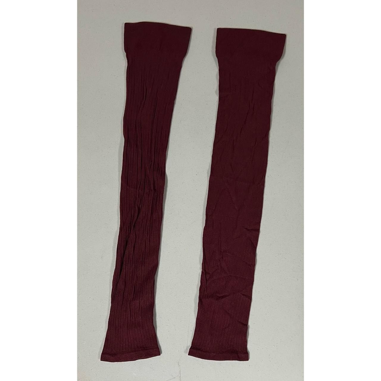 Vintage Red Fingerless Gloves Hand/Arm Warmers with Thumb Holes O/S♥️ ...