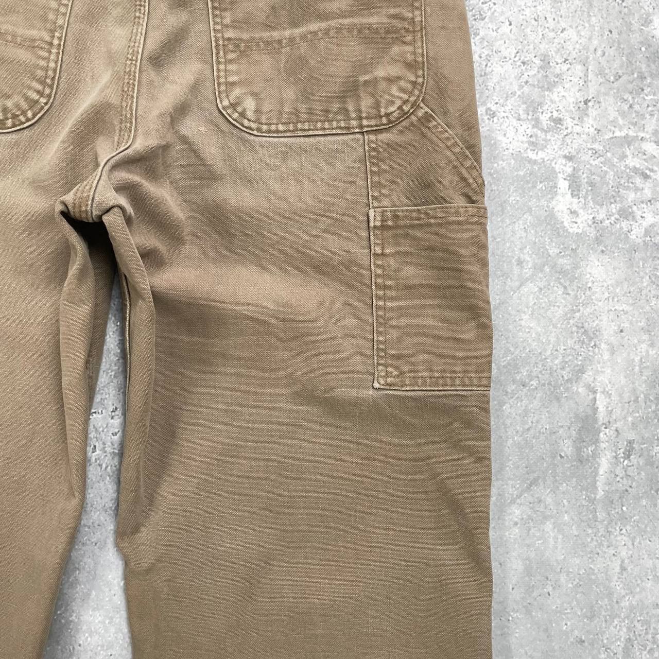 Carhartt Carhartt Carpenter Work Trashed Pants Brown W32 L28.5 Size US 32 / EU 48 - 22 Thumbnail