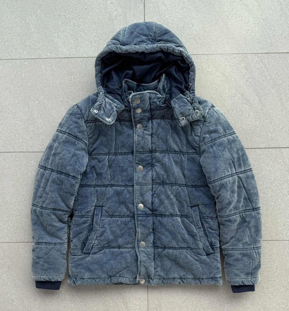 Japanese Brand BACK NUMBER 3M Thinsulate Corduroy Washed Down Jacket Size US M / EU 48-50 / 2 - 1 Thumbnail