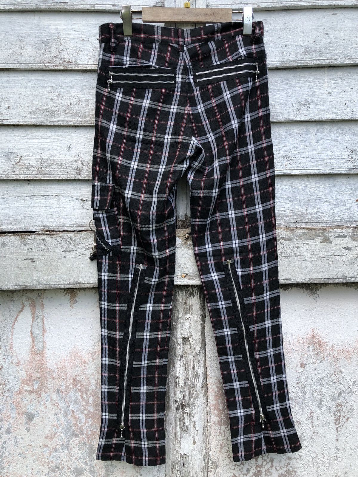 Japanese Brand × Seditionaries IDEA Tokyo Bondage Multi-zipper Checkered Pant Size US 30 / EU 46 - 5 Thumbnail