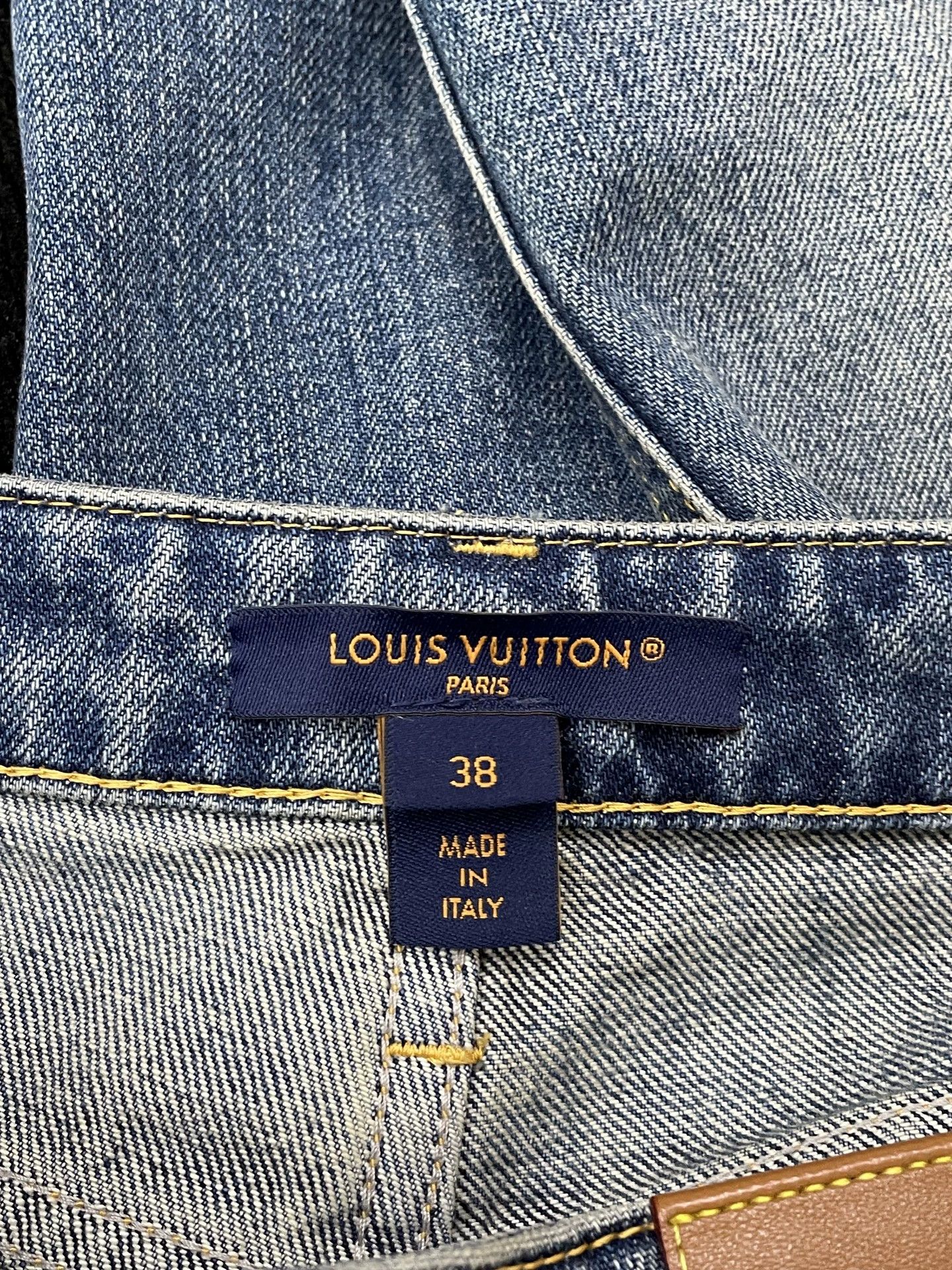 Louis Vuitton LV Monogram color blocked jeans FR38 Size 27" / US 4 / IT 40 - 4 Thumbnail