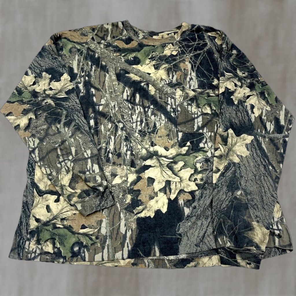 Realtree Vintage Realtree Camo Shirt Men XL Long Sleeve Pocket Tee Single Stitch 90s Size US XL / EU 56 / 4 - 1 Thumbnail