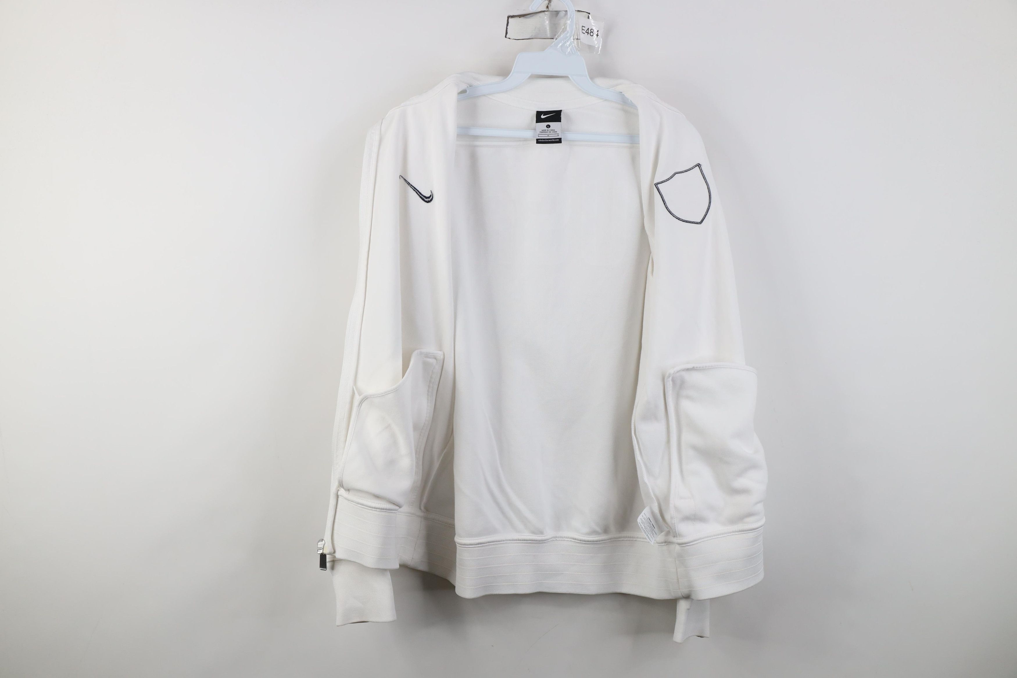 Nike Vintage Nike Team USA Soccer Football Full Zip Jacket White Size US L / EU 52-54 / 3 - 13 Thumbnail