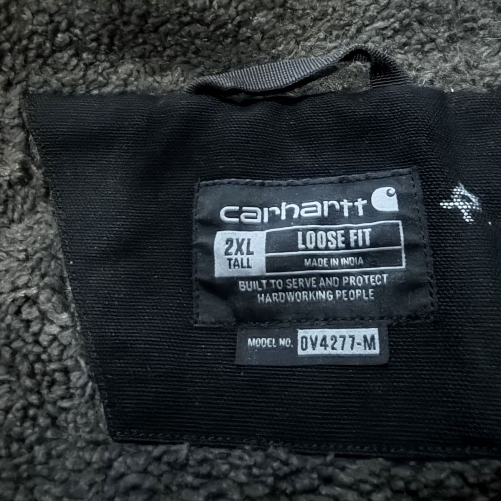 Carhartt Carhartt Vest Main Selling Point Category: Vest Adult Size 2XL Black Lined Sherpa Zip Pocket Workwear Mens Size US XXL / EU 58 / 5 - 4 Thumbnail