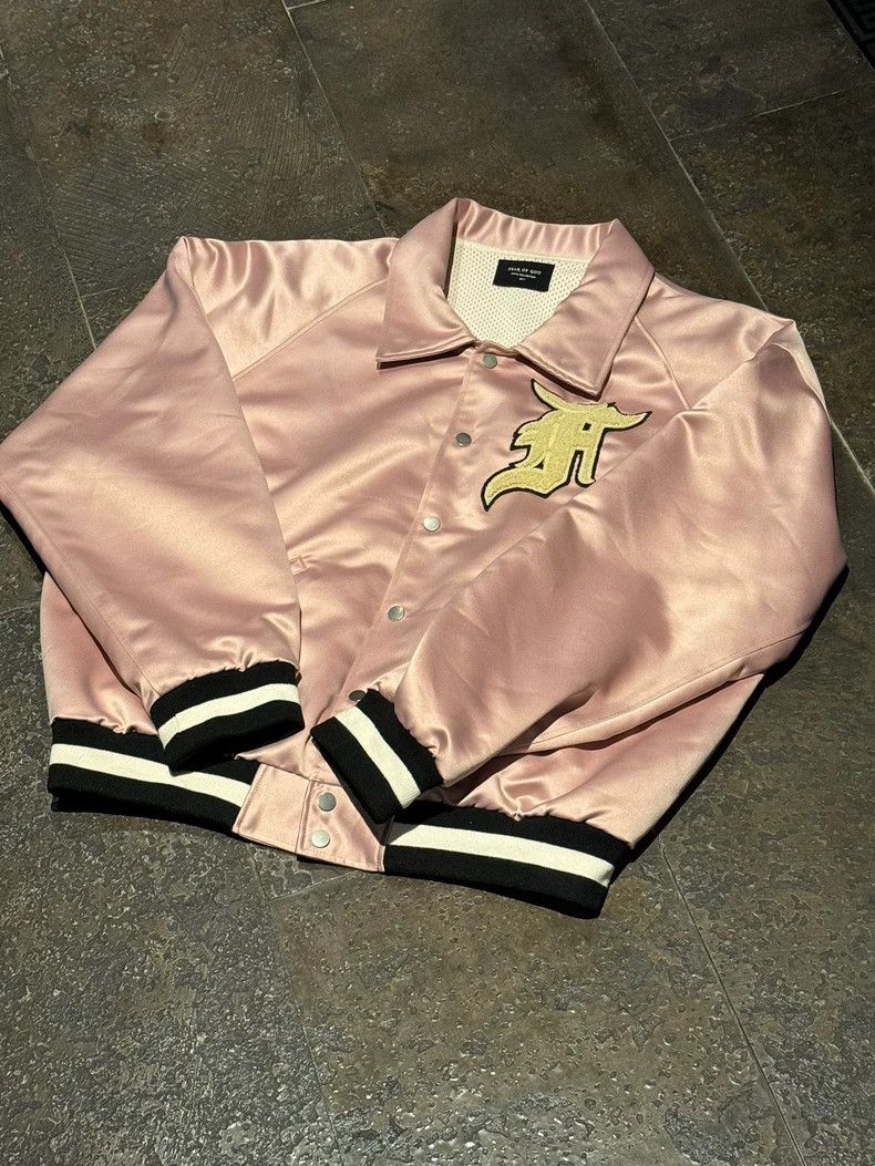 Fear of God Fear of God 5th Pink Silk Jacket Size US XL / EU 56 / 4 - 1 Thumbnail