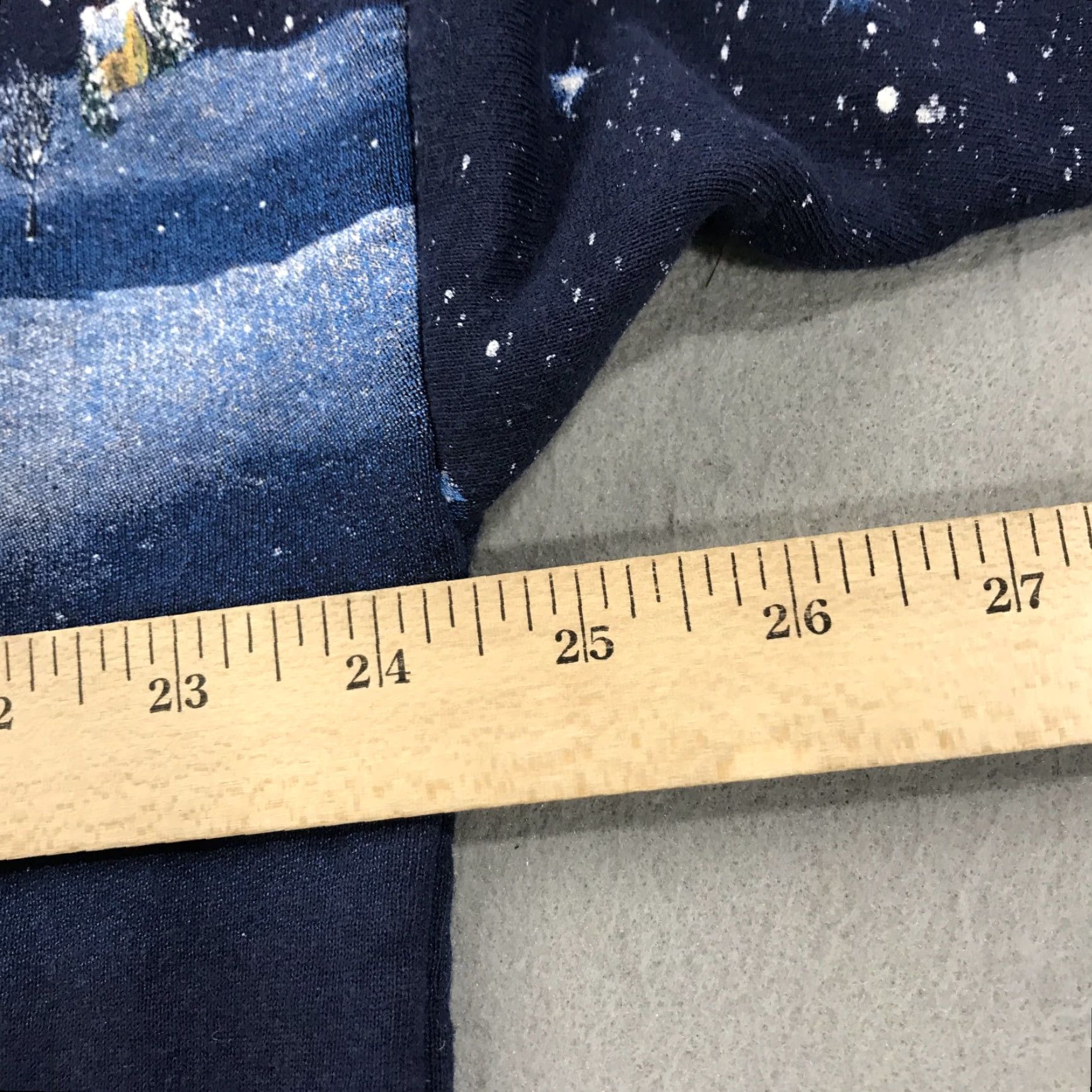 Vintage VINTAGE Artisan Sweatshirt Mens Large Blue AOP Nature Angel Christmas Crewneck Graphic Print Christmas Theme 1990s Mens Size US L / EU 52-54 / 3 - 7 Thumbnail
