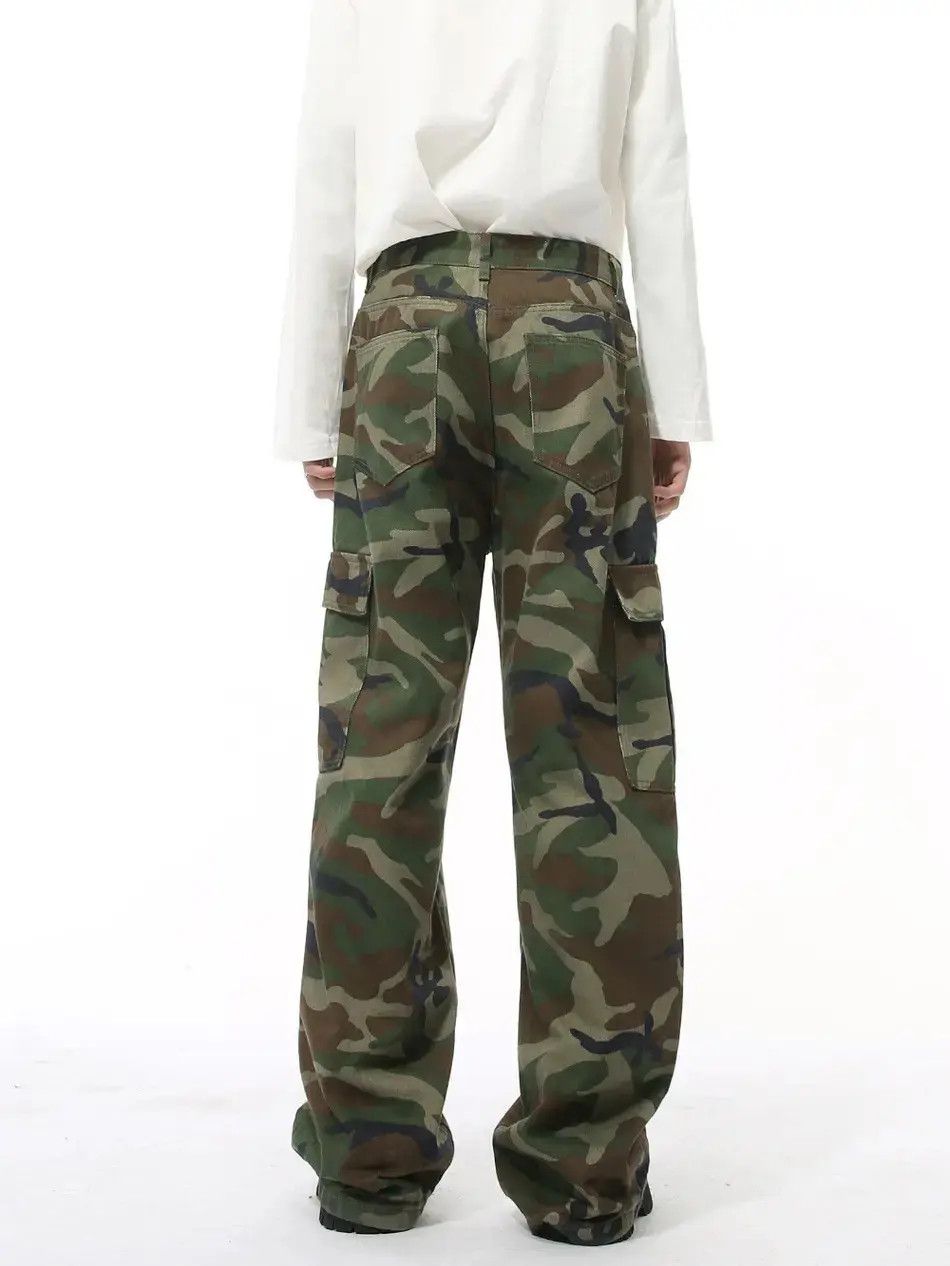 Japanese Brand Retro camouflage loose casual jeans Size US 32 / EU 48 - 4 Thumbnail