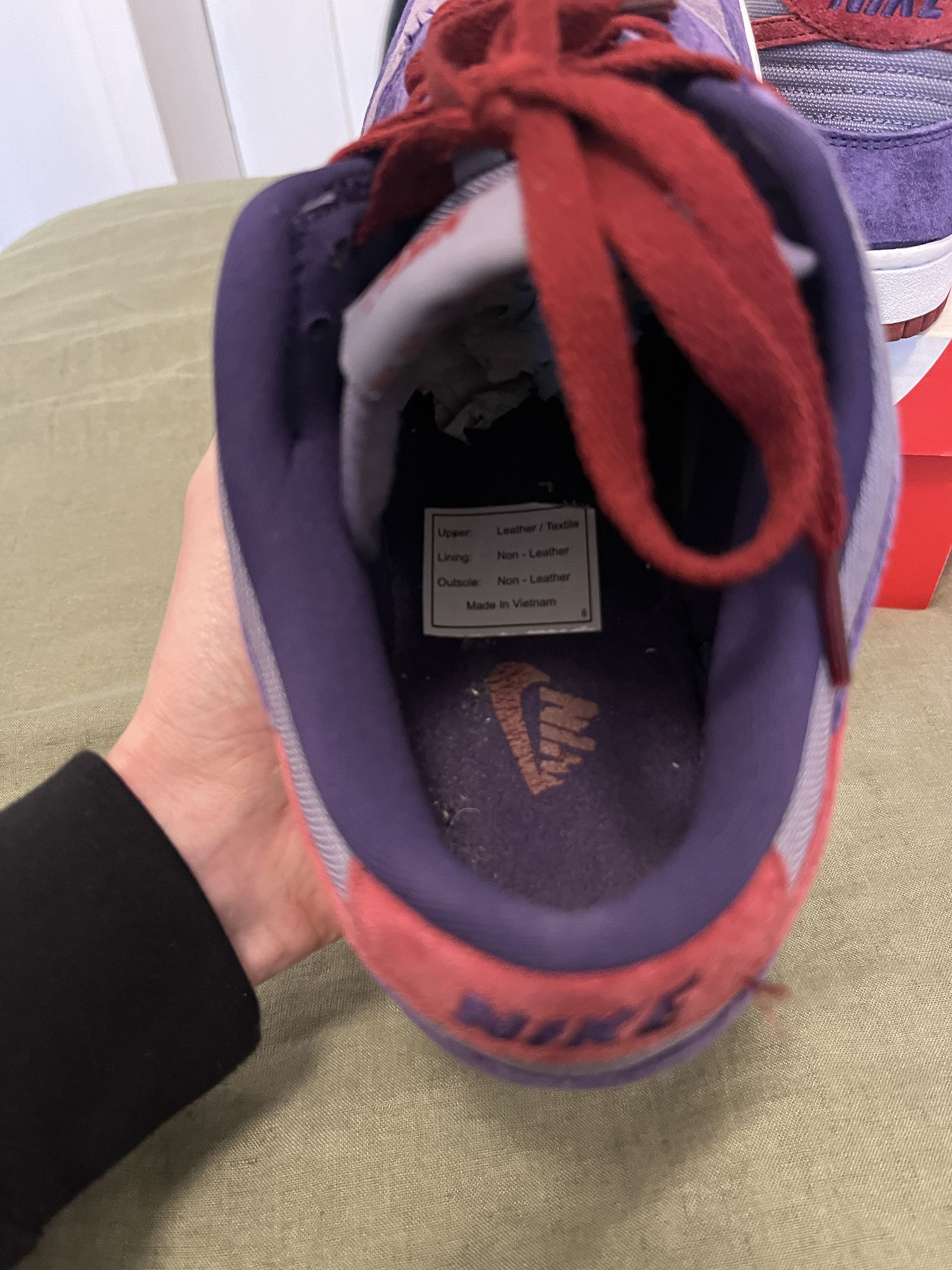 Nike Nike Dunk Low SP Retro Ugly Duckling Pack - Plum (2020) Size US 12 / EU 45 - 6 Thumbnail