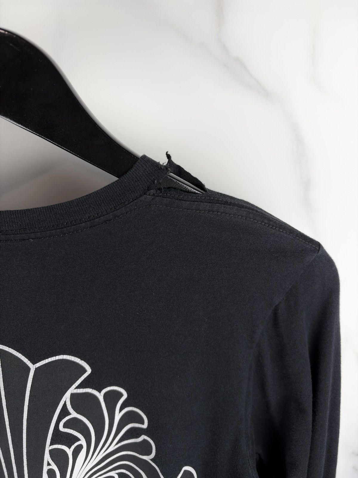 Chrome Hearts Chrome Hearts Vintage Plus Cross Logo Longsleeve Tshirt Size US S / EU 44-46 / 1 - 4 Thumbnail