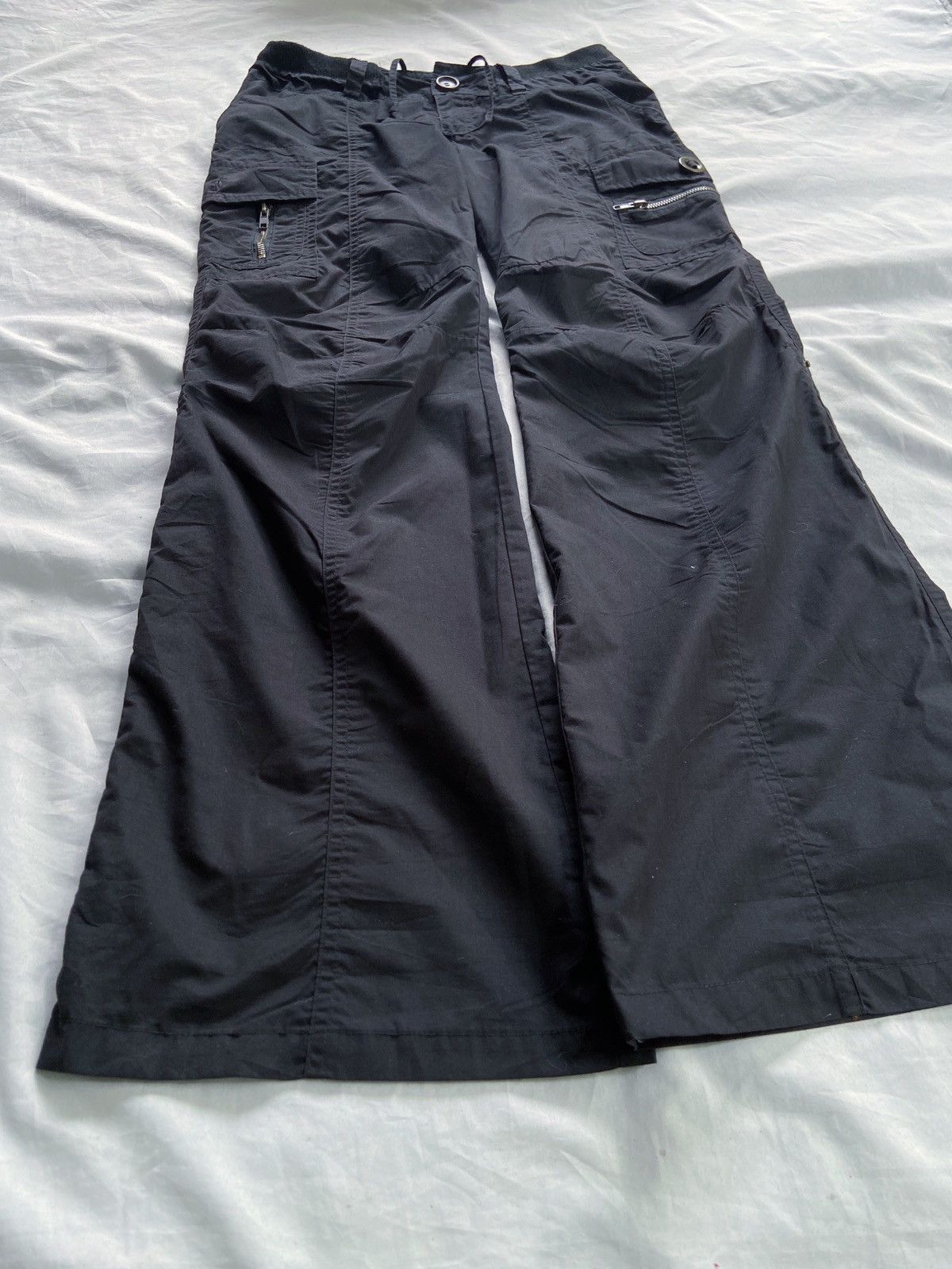 If Six Was Nine BEAUMONT CARR CARGO FLARED PANTS Size US 31 - 2 Thumbnail