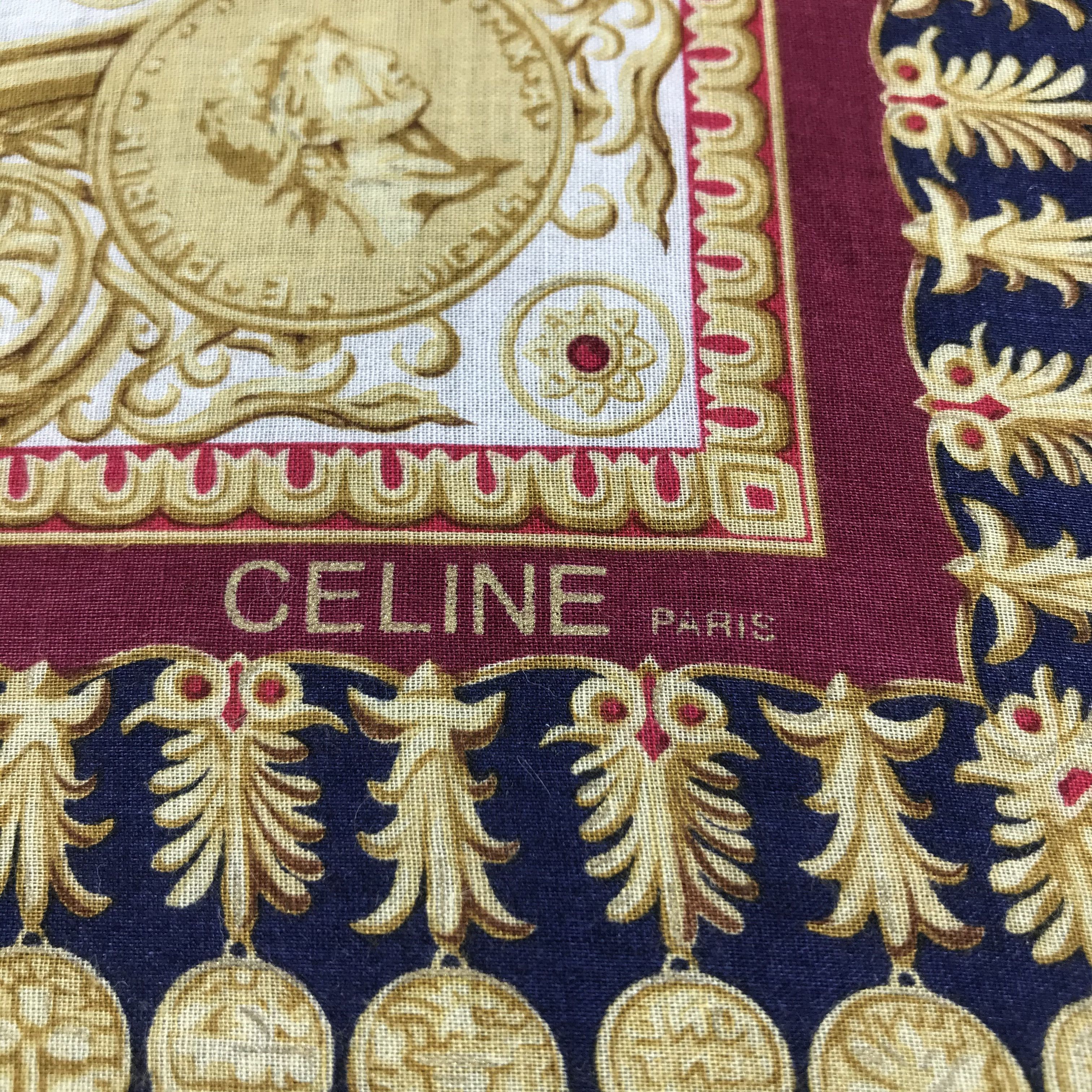 Celine Celine Handkerchief Neckerchief Bandana H382 Size ONE SIZE - 4 Thumbnail