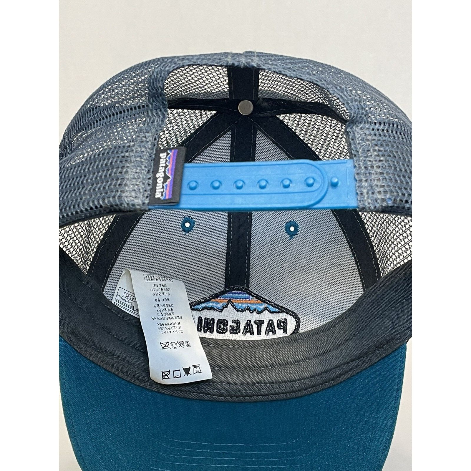 Patagonia Patagonia Ventura CA Trucker Hat Snapback Mesh Blue Gray Size ONE SIZE - 3 Thumbnail