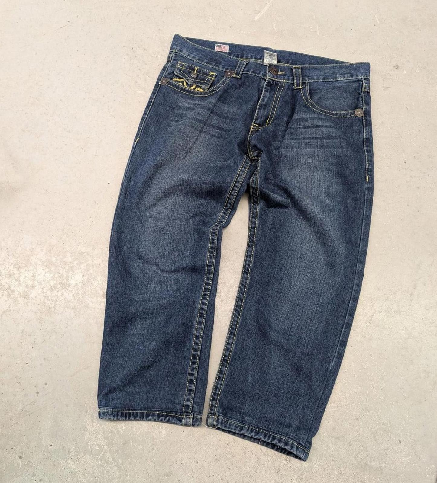 True Religion Vintage Y2K True Religion Billy Big T Wide Leg Baggy Jeans Size US 38 / EU 54 - 2 Thumbnail