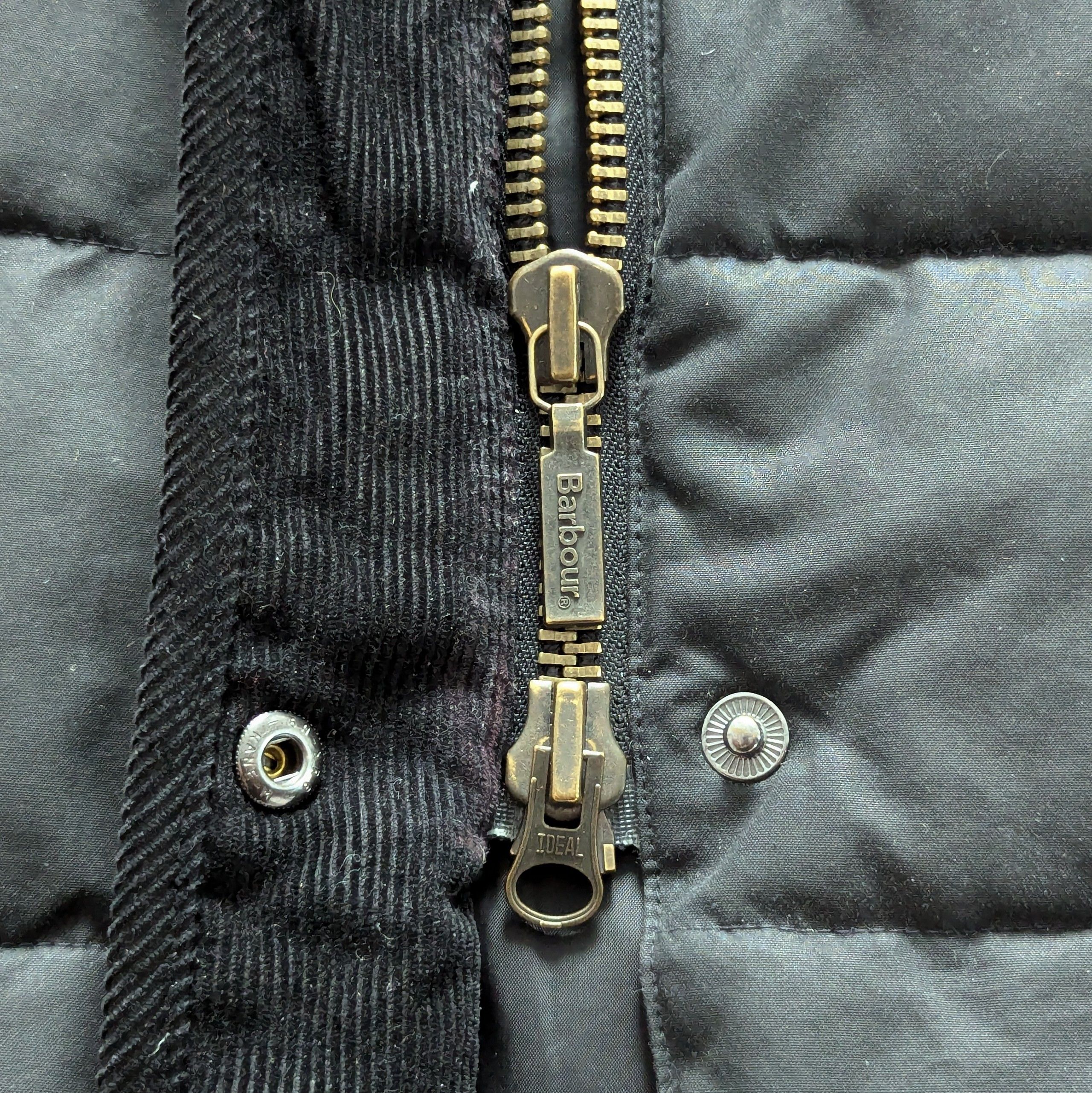 Barbour Barbour Wax Baffle Wax Fibredown Jacket Black Waxed Cotton Size M / US 6-8 / IT 42-44 - 8 Thumbnail