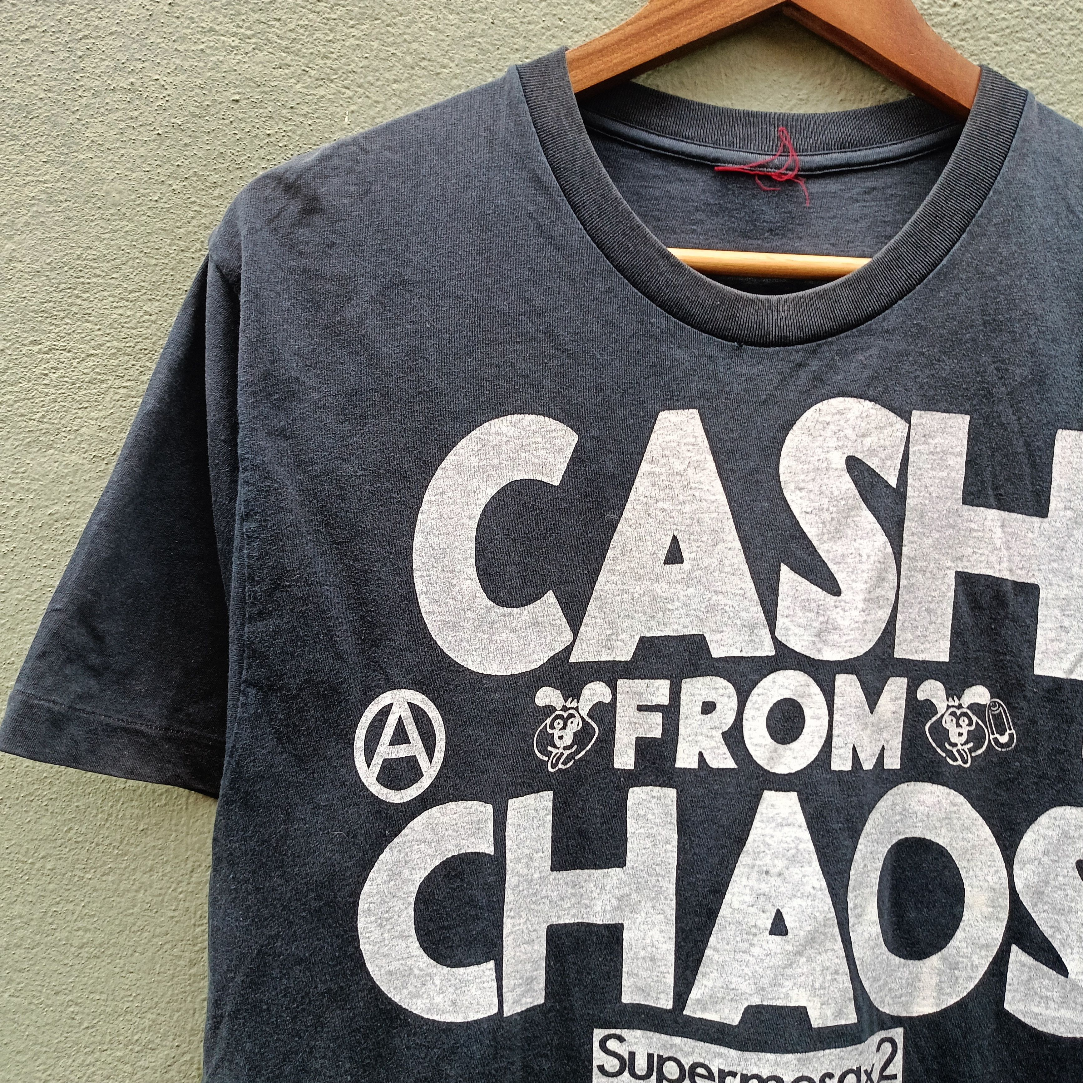 Seditionaries × Vintage Cash From Chaos Supermosax2 T-shirt Size US L / EU 52-54 / 3 - 3 Thumbnail