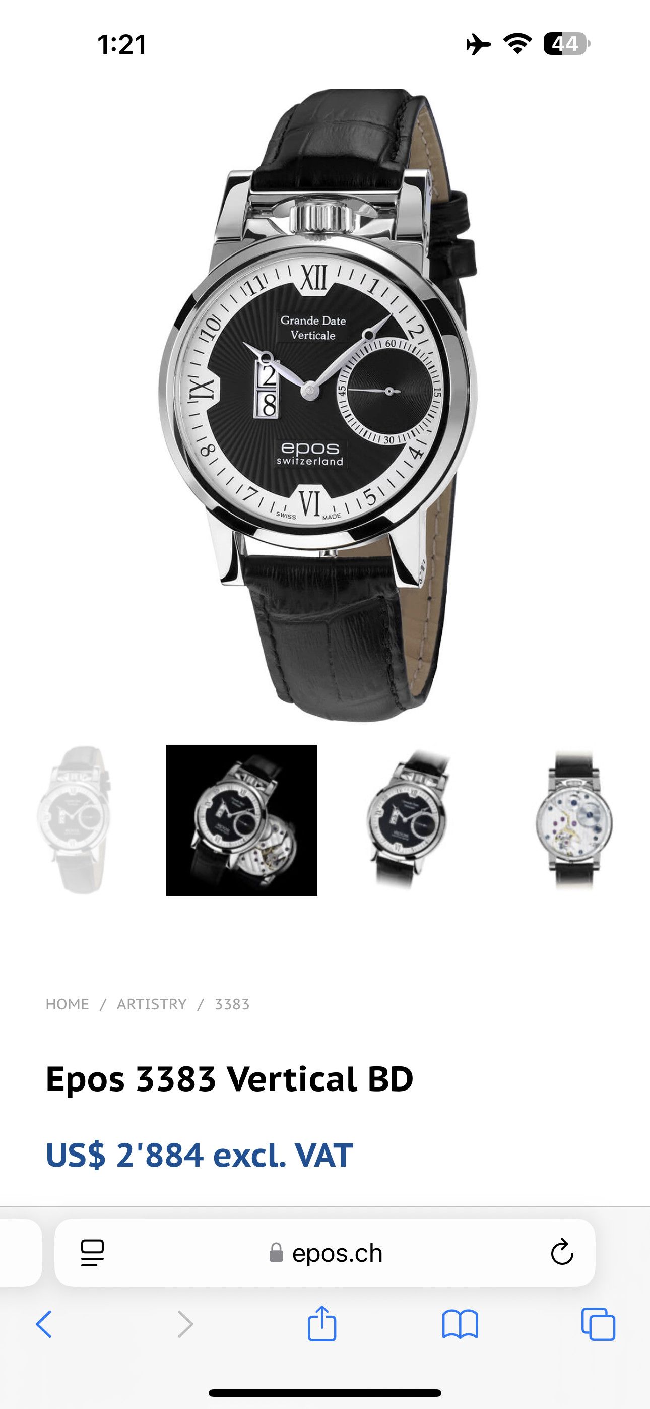 Other Epos Switzerland Grande Date Verticale Size ONE SIZE - 10 Thumbnail
