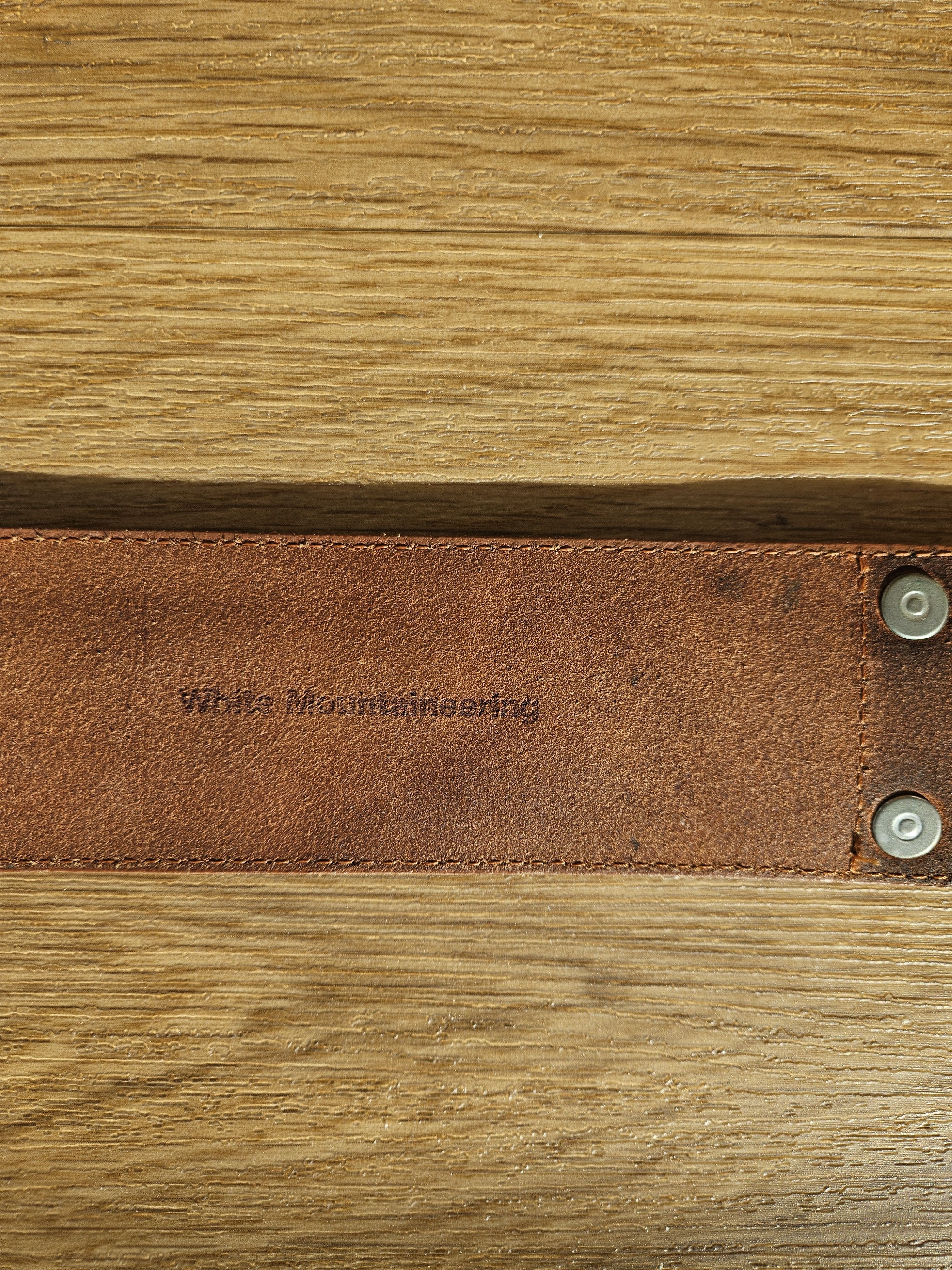 White Mountaineering White mountaineering leather cuff/bracelet Size ONE SIZE - 2 Thumbnail